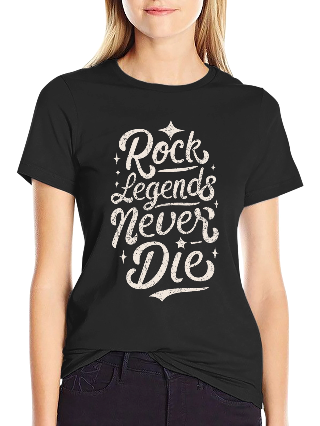 Rock Legends Never Die Graphic T-Shirt