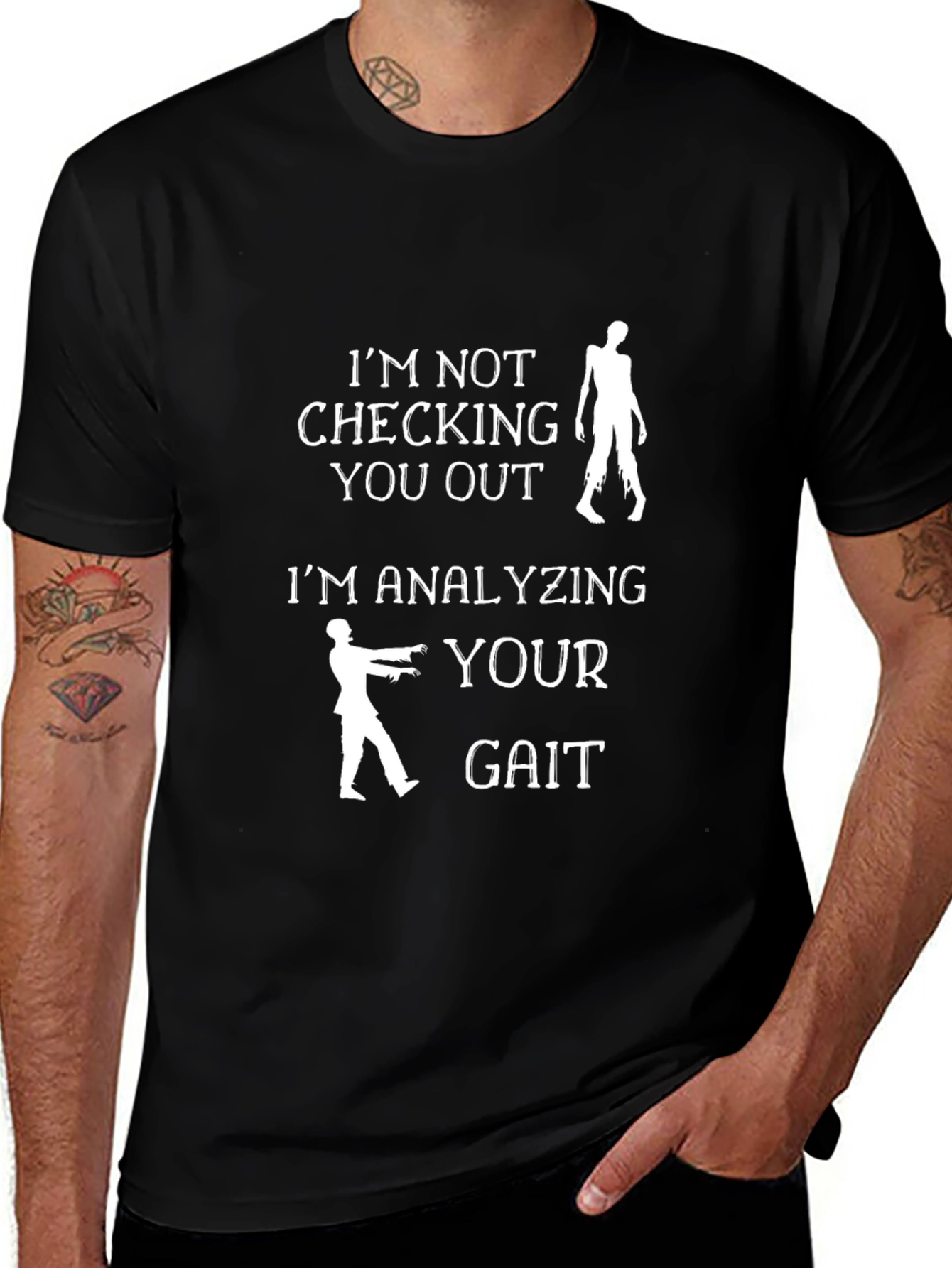 Zombie Gait T-Shirt - Funny Walking Dead Tee