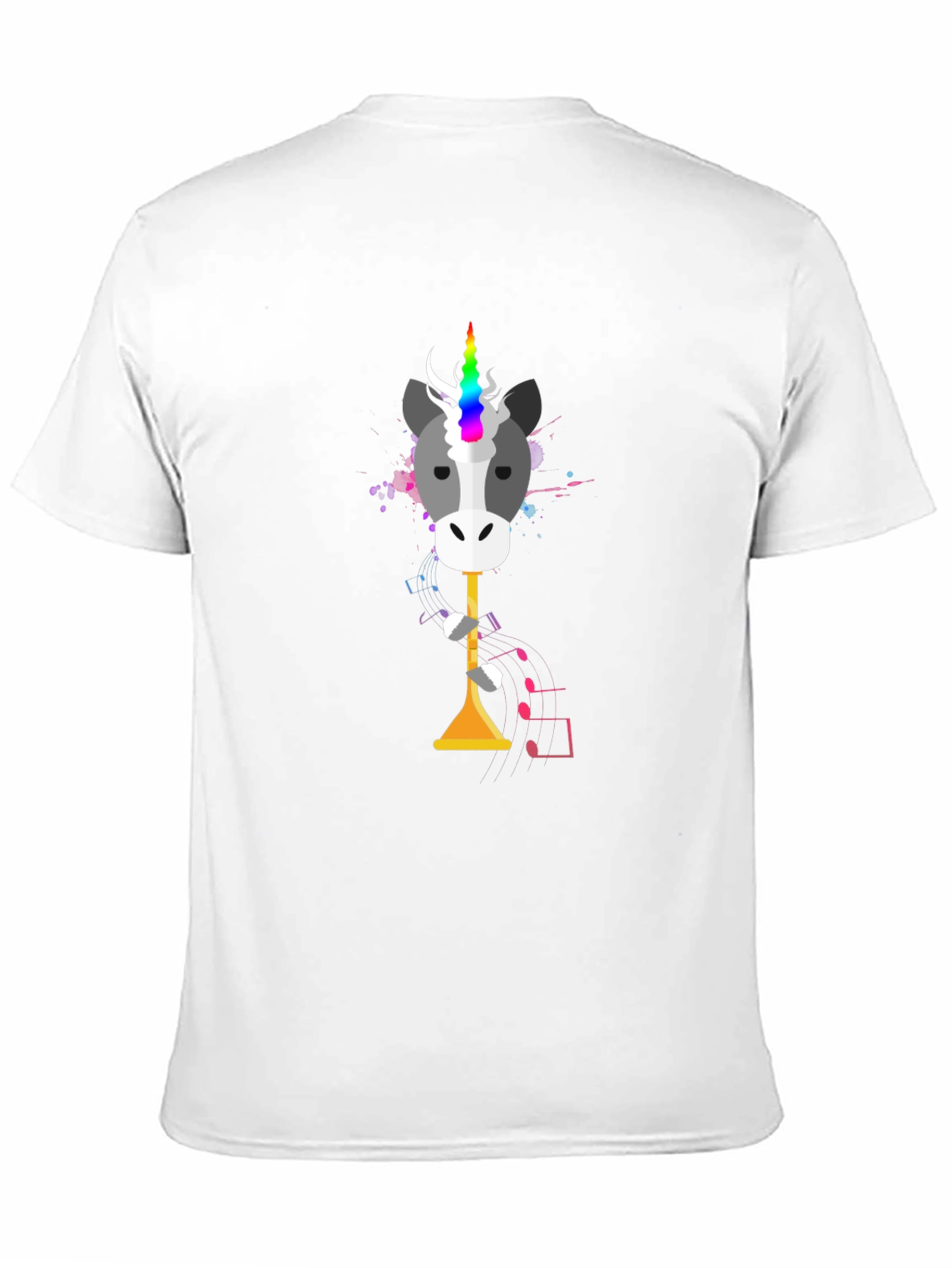 Unicorn Trumpet T-Shirt - Musical Fun!