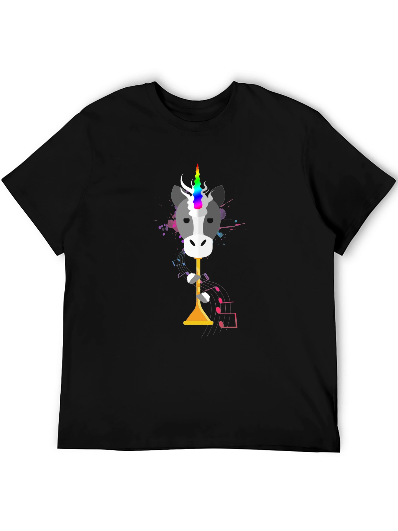 Unicorn Trumpet T-Shirt - Musical Fun!