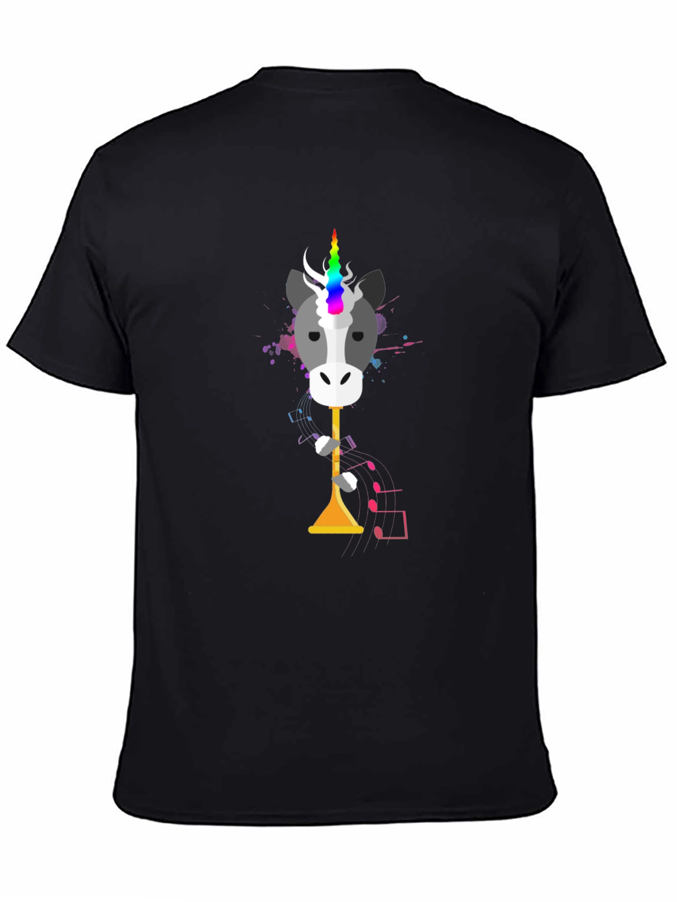 Unicorn Trumpet T-Shirt - Musical Fun!