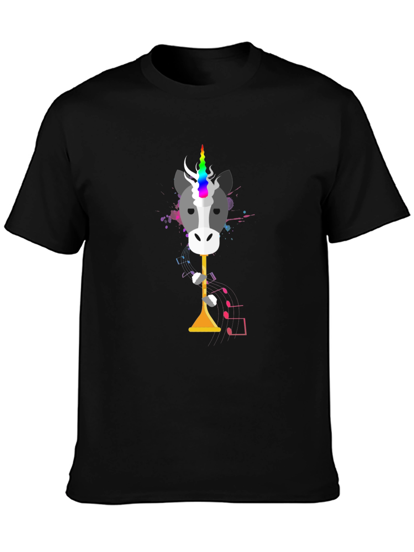 Unicorn Trumpet T-Shirt - Musical Fun!