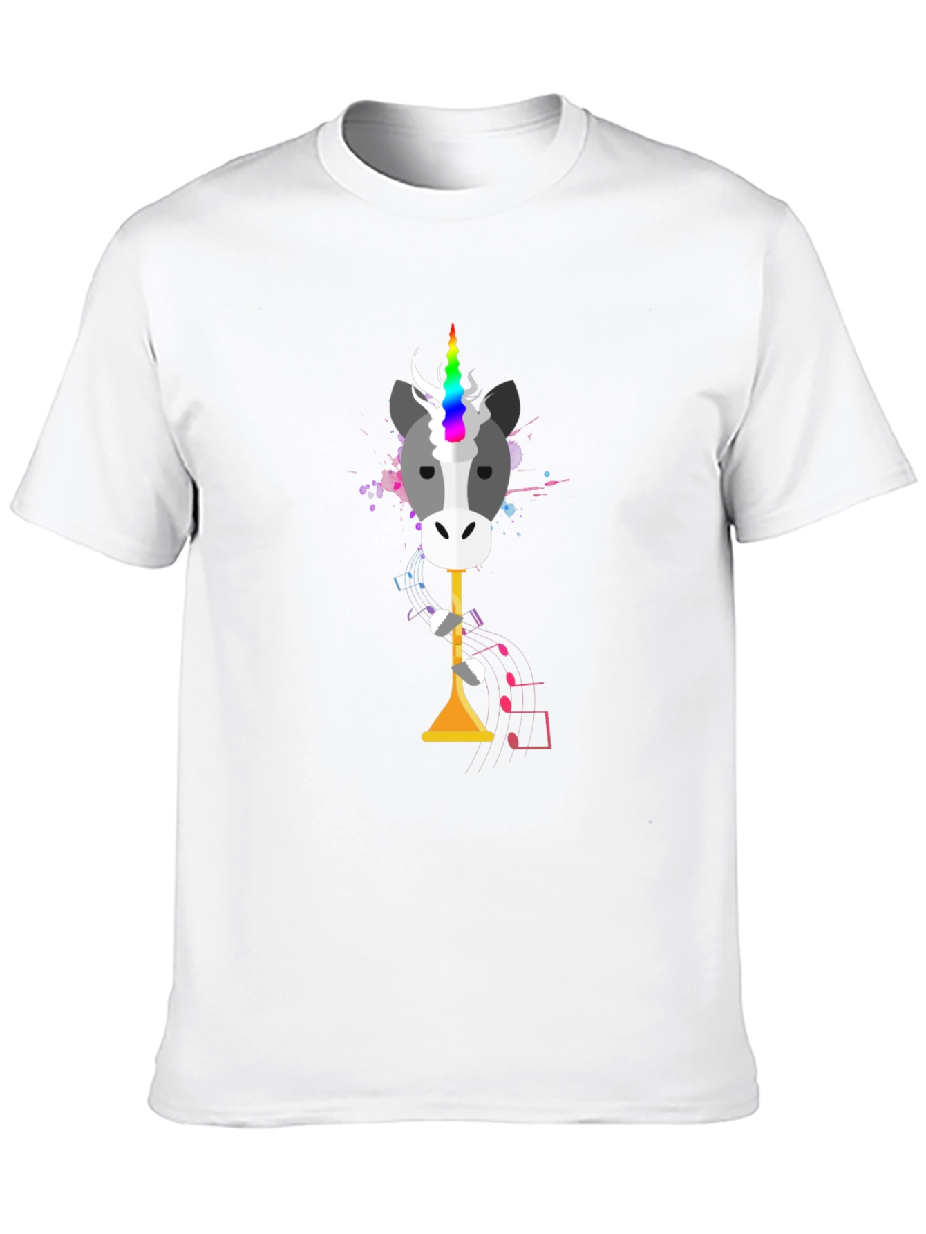 Unicorn Trumpet T-Shirt - Musical Fun!