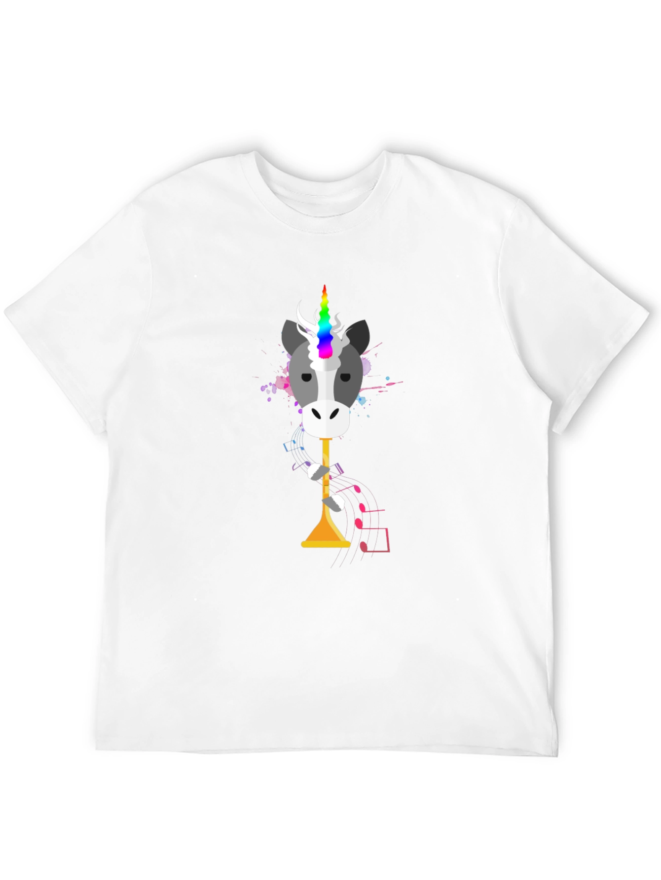 Unicorn Trumpet T-Shirt - Musical Fun!