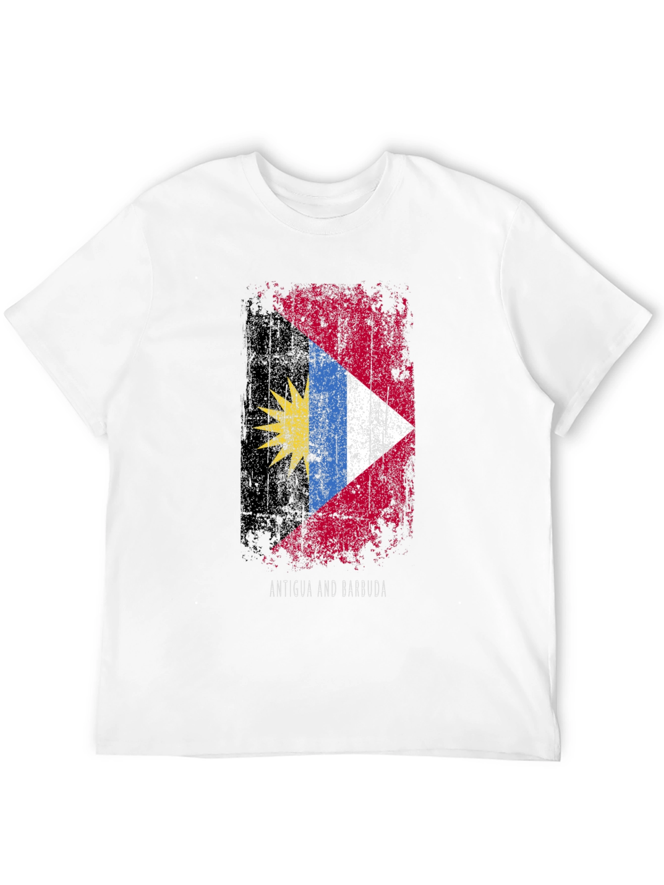 Antigua & Barbuda Flag T-Shirt - Distressed