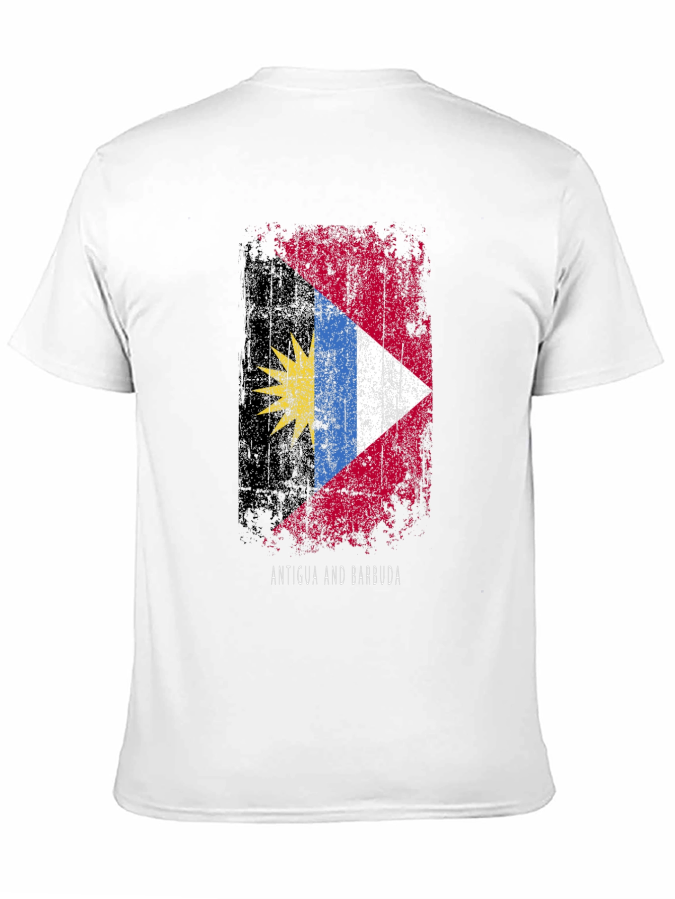 Antigua & Barbuda Flag T-Shirt - Distressed