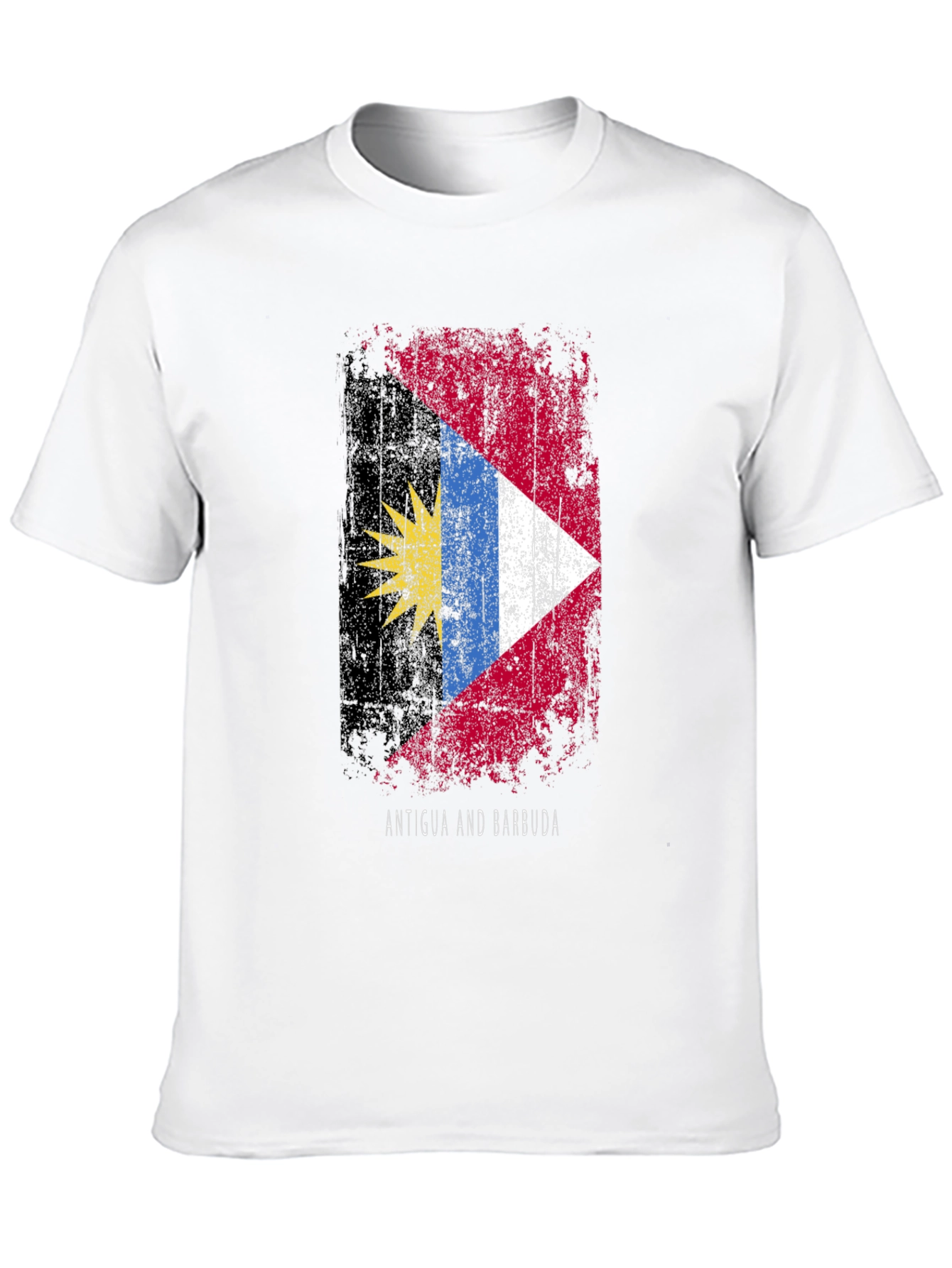 Antigua & Barbuda Flag T-Shirt - Distressed