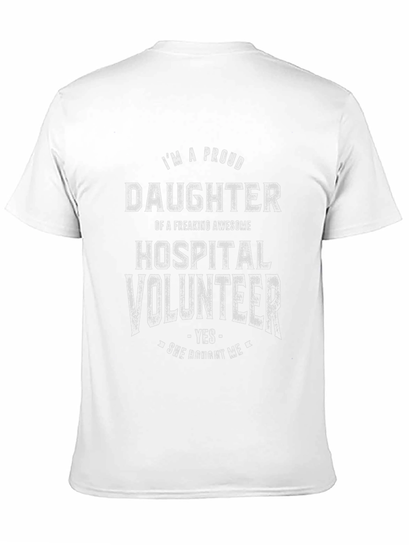 Proud Daughter Hospital Volunteer Graphic Tee