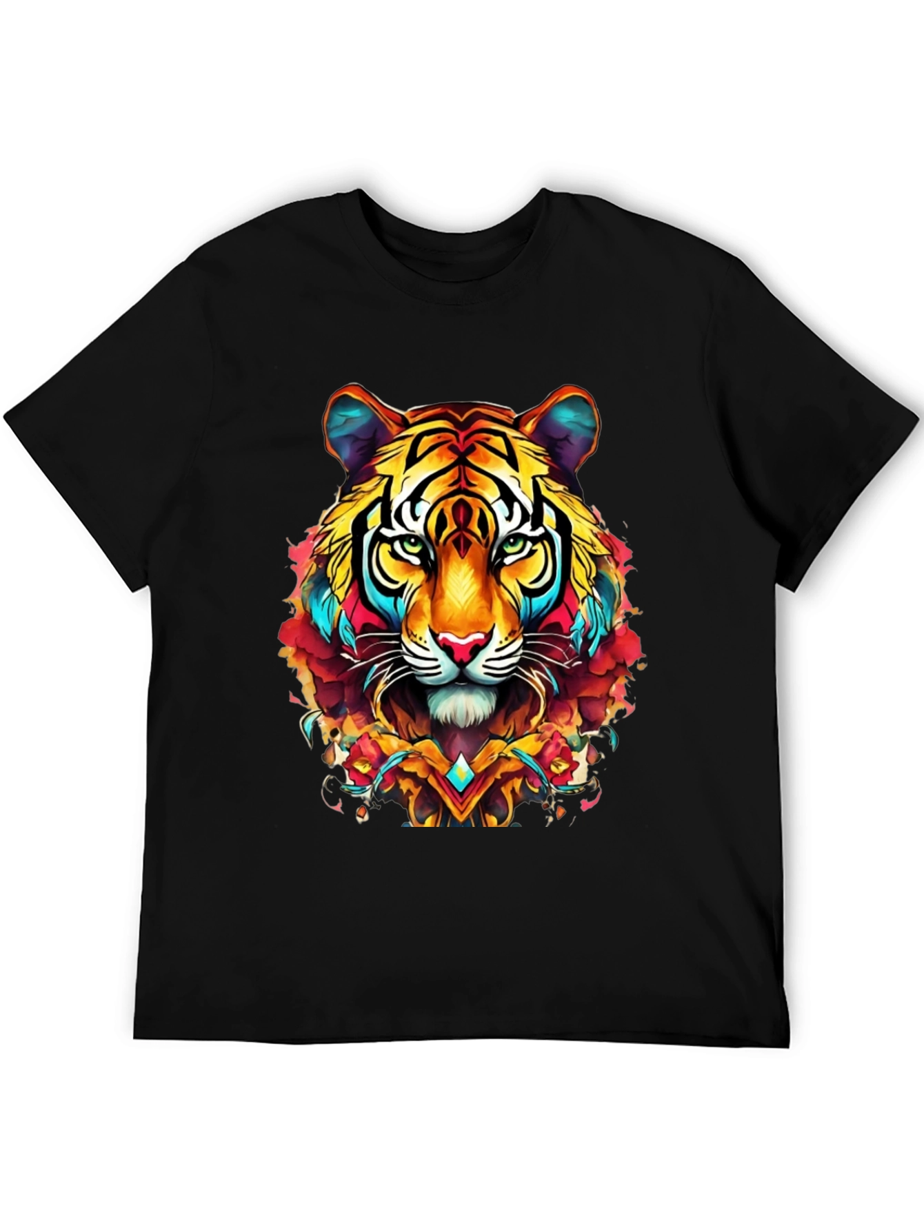 Vibrant Tiger Graphic Tee - Bold Style