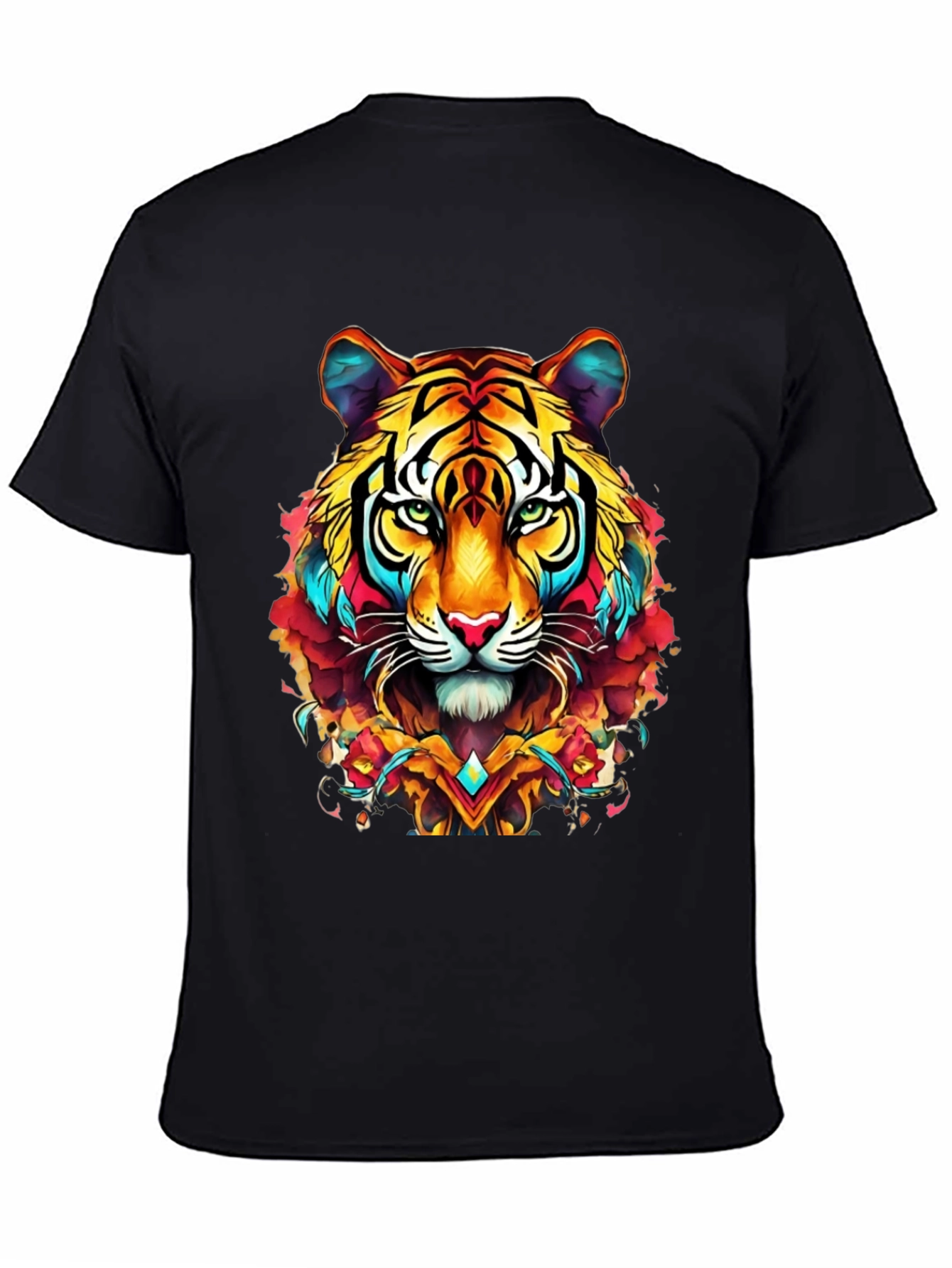 Vibrant Tiger Graphic Tee - Bold Style