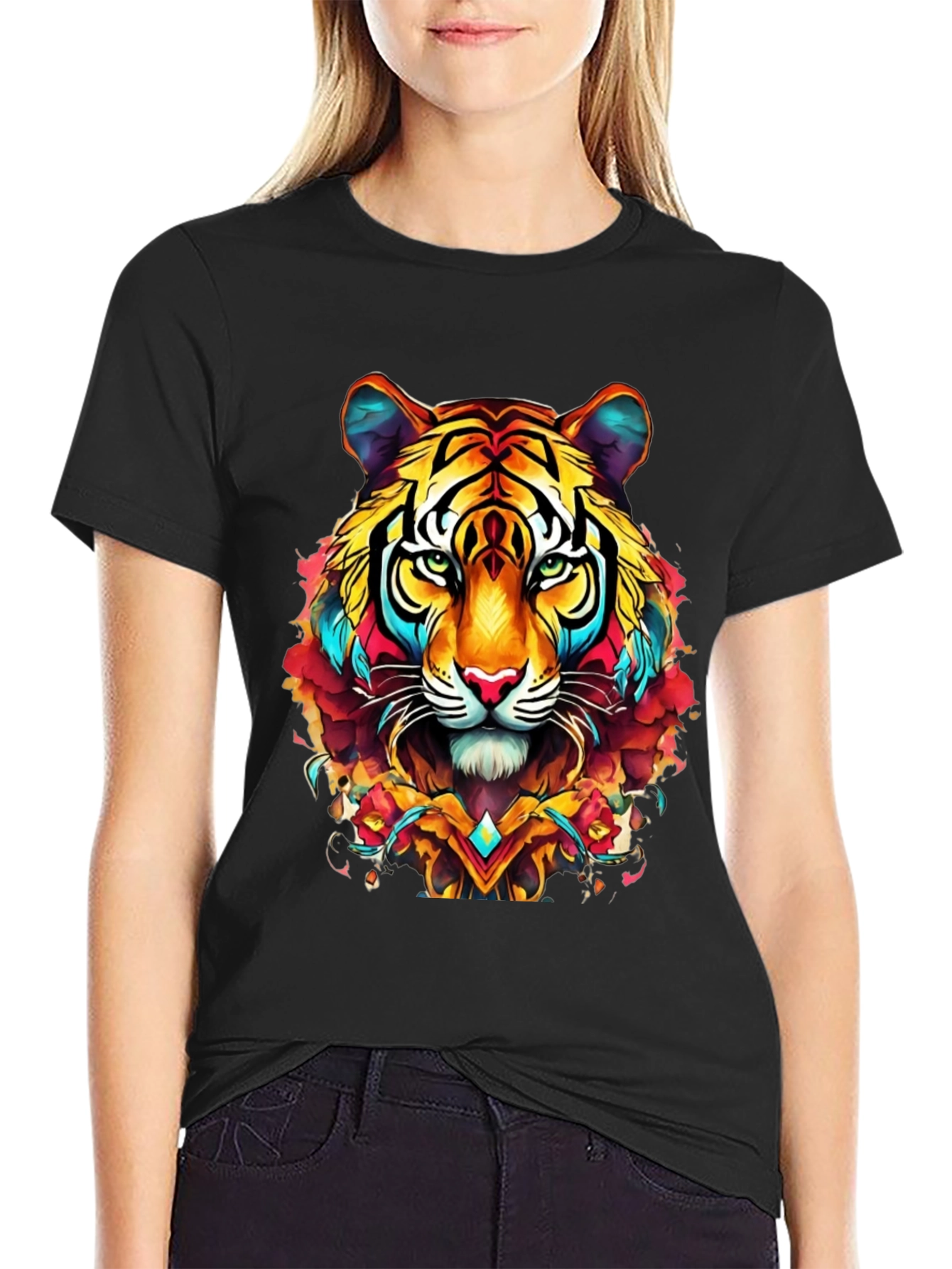 Vibrant Tiger Graphic Tee - Bold Style