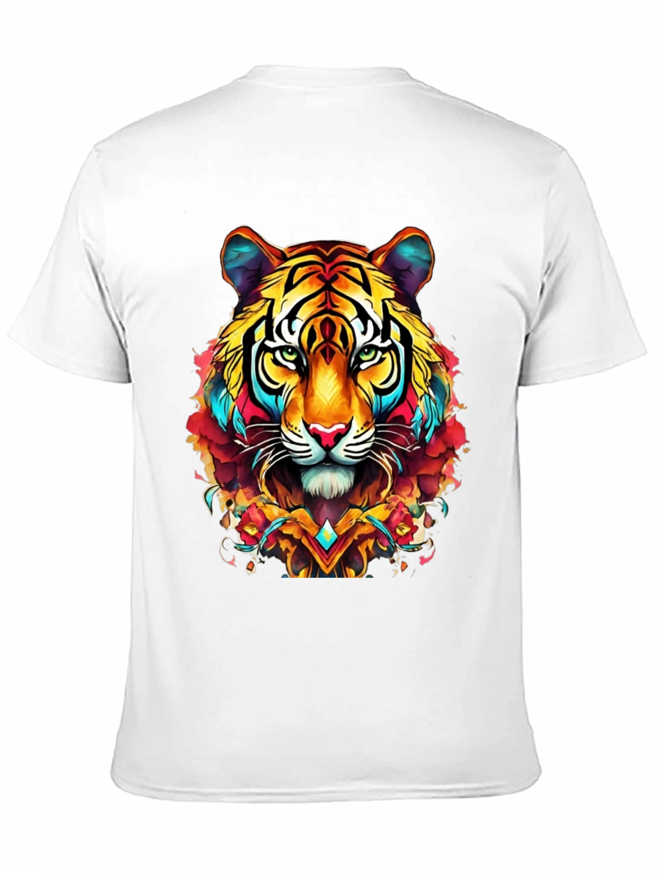 Vibrant Tiger Graphic Tee - Bold Style