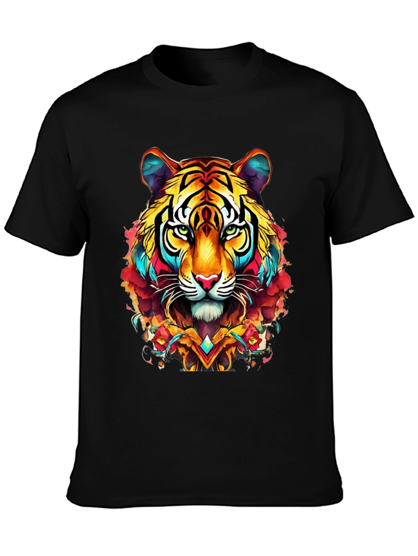 Vibrant Tiger Graphic Tee - Bold Style