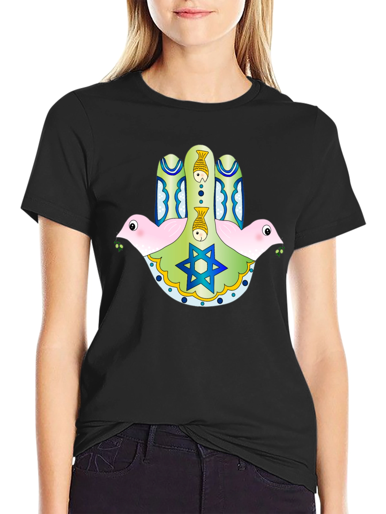 Hamsa Hand Graphic T-Shirt