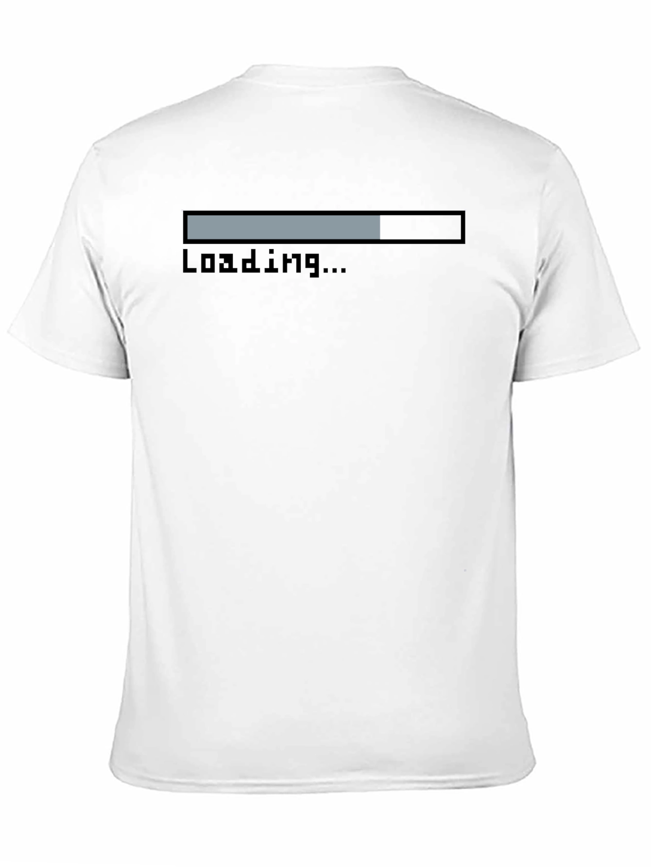 Loading Bar Black Graphic Tee