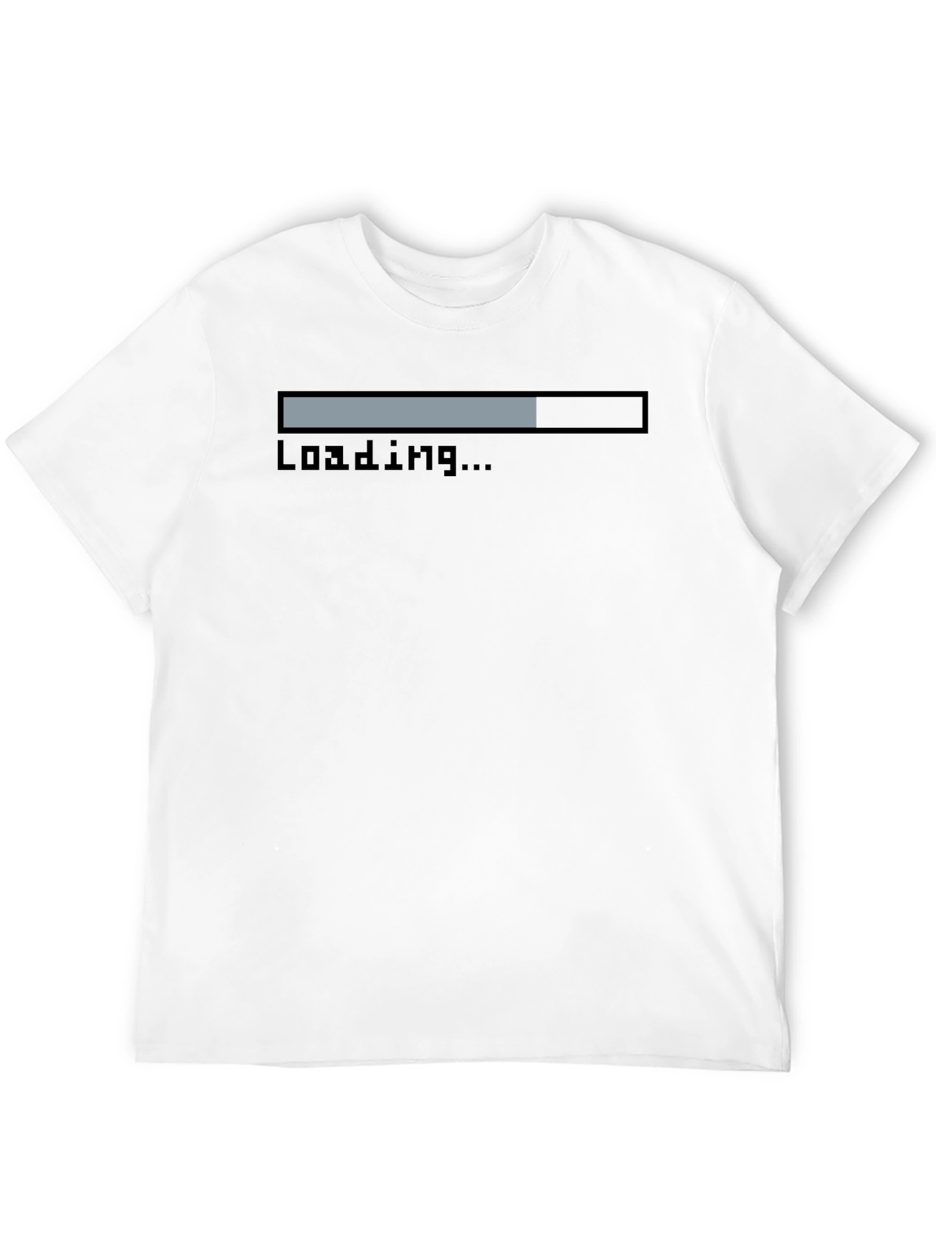 Loading Bar Black Graphic Tee