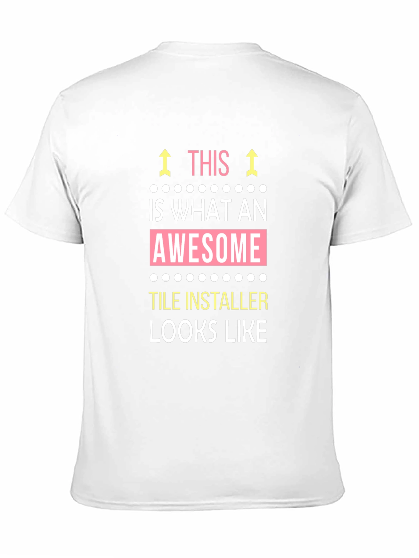 Awesome Tile Installer Graphic Tee - Black