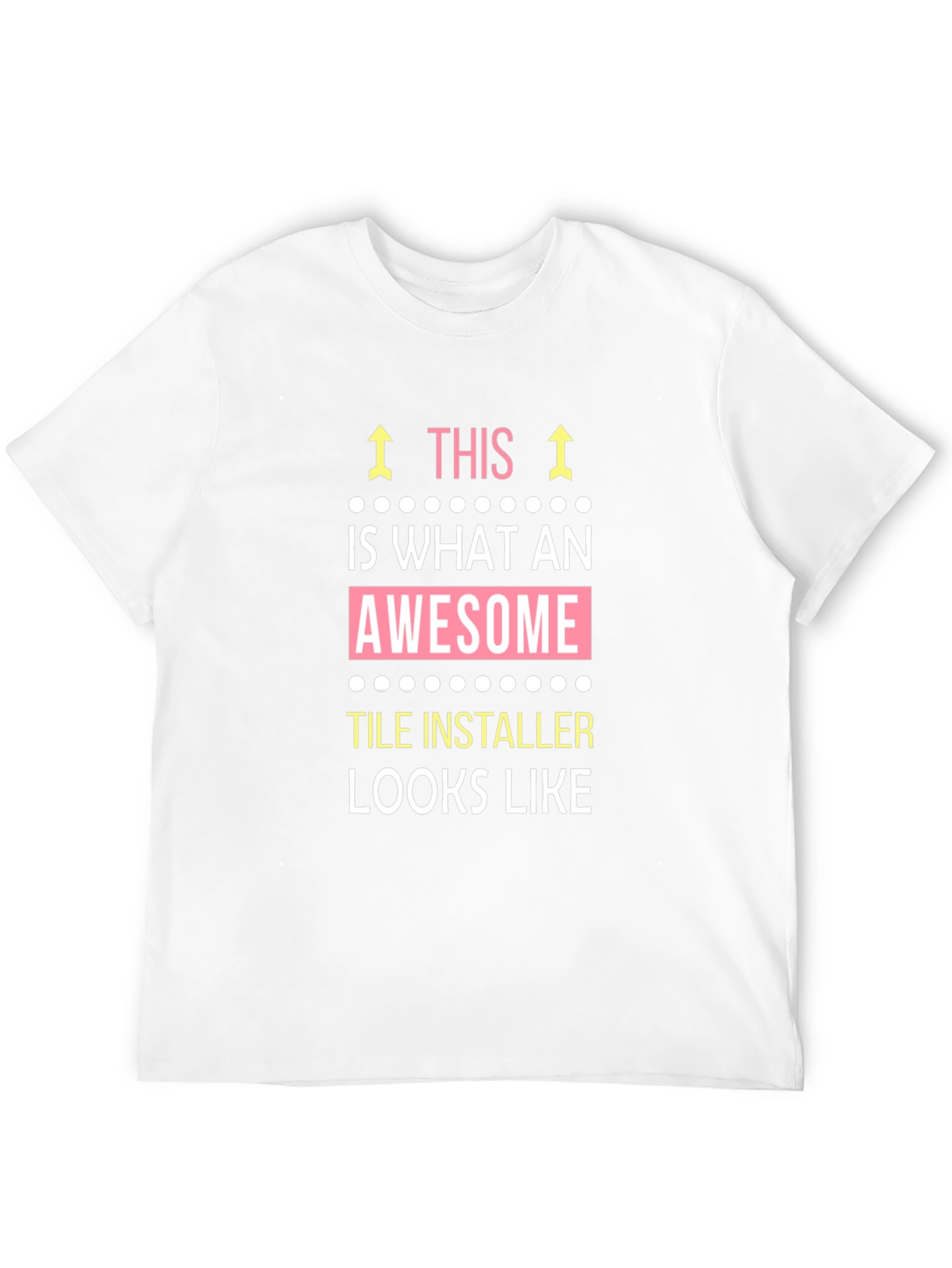 Awesome Tile Installer Graphic Tee - Black