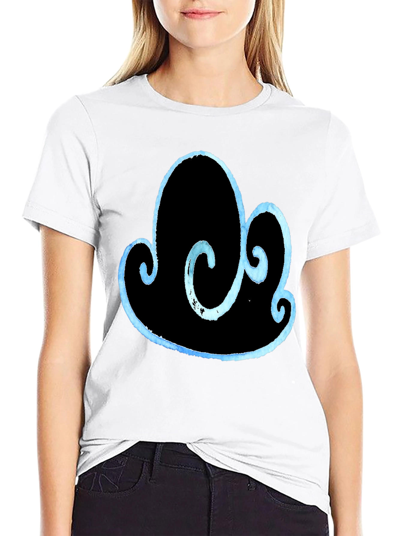 Abstract Cloud Design T-Shirt