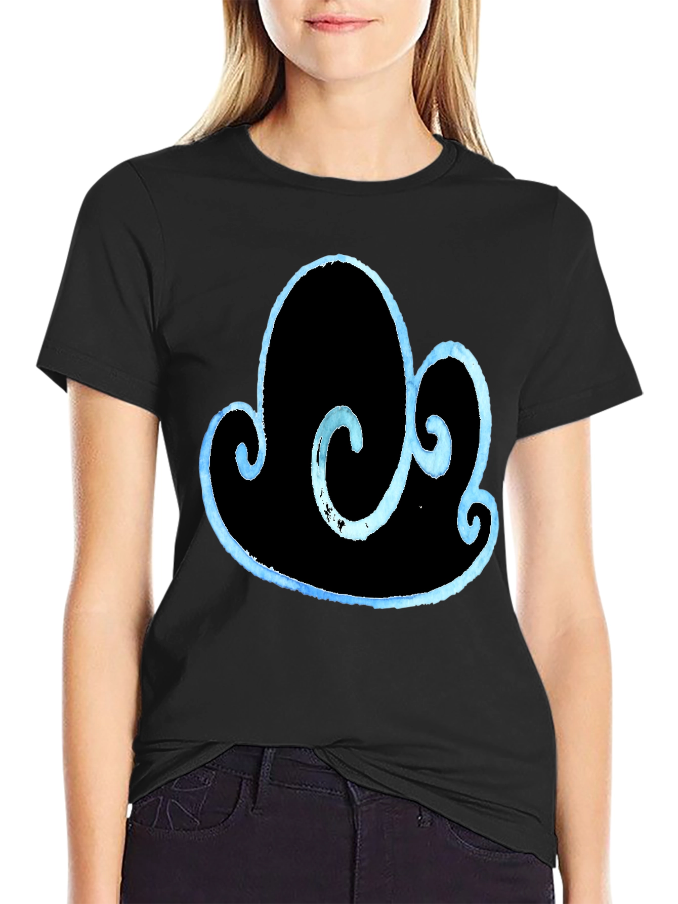Abstract Cloud Design T-Shirt