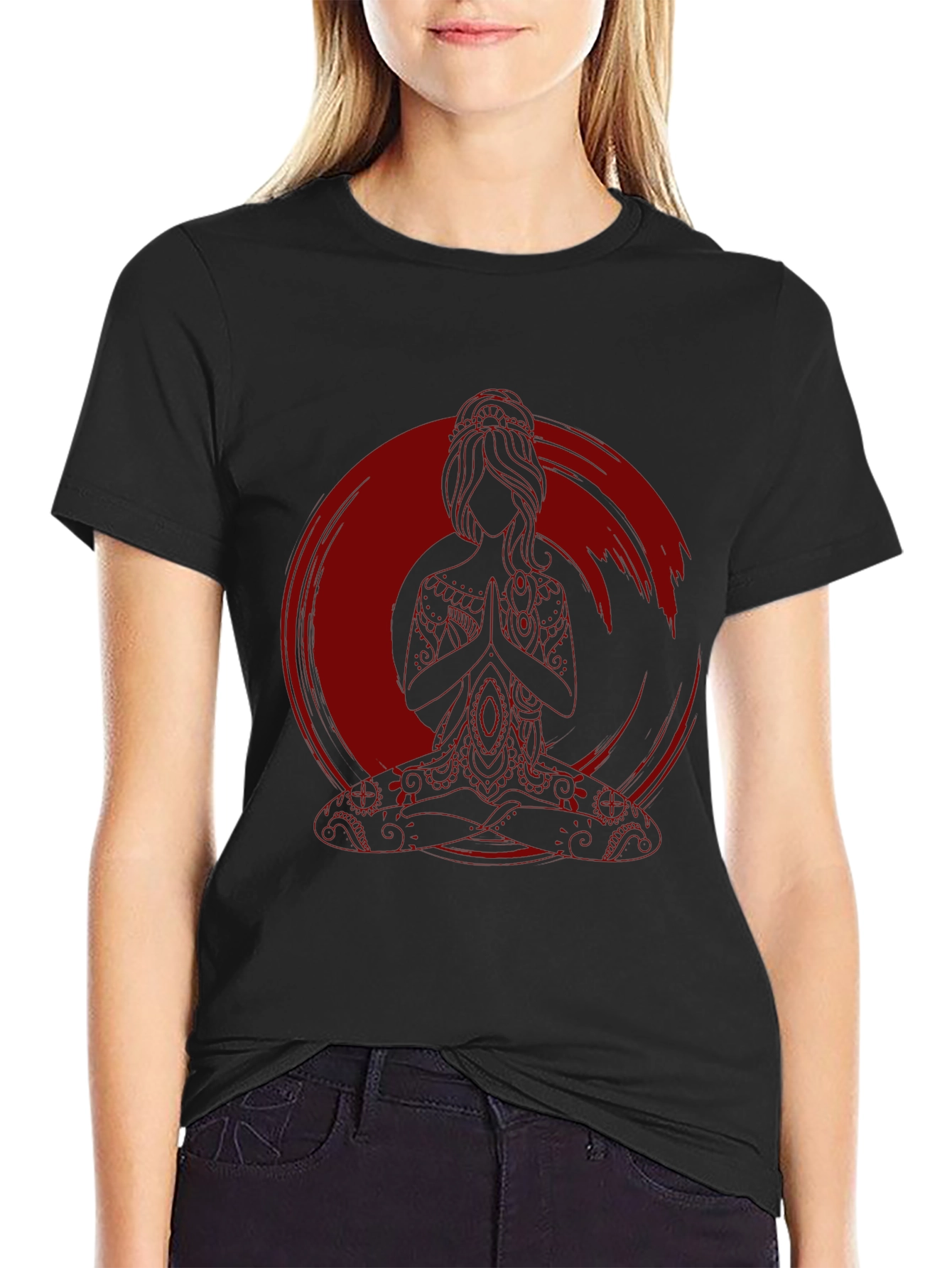 Yoga Meditation Graphic Tee