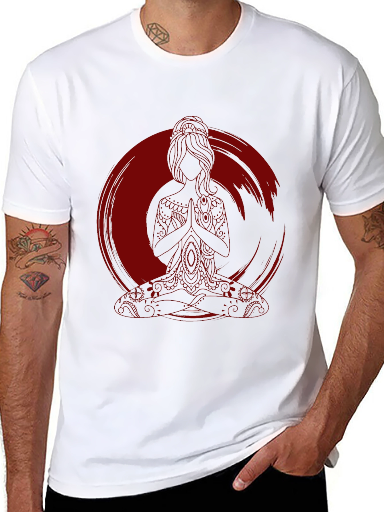 Yoga Meditation Graphic Tee