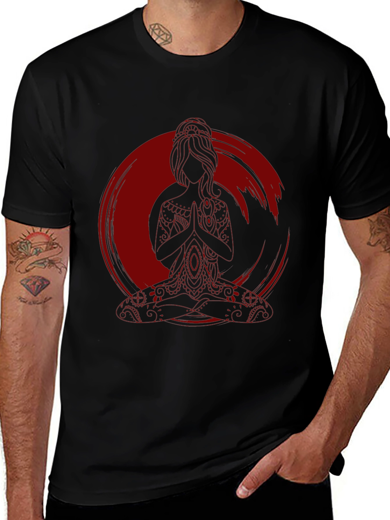 Yoga Meditation Graphic Tee