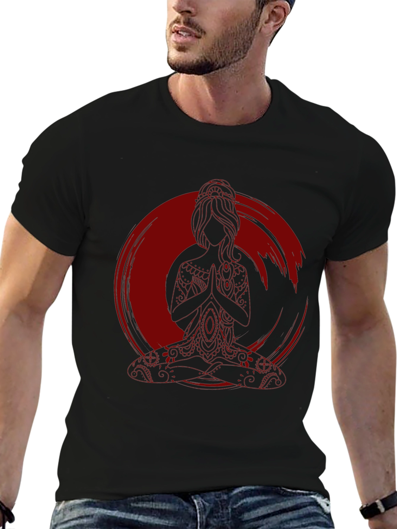 Yoga Meditation Graphic Tee