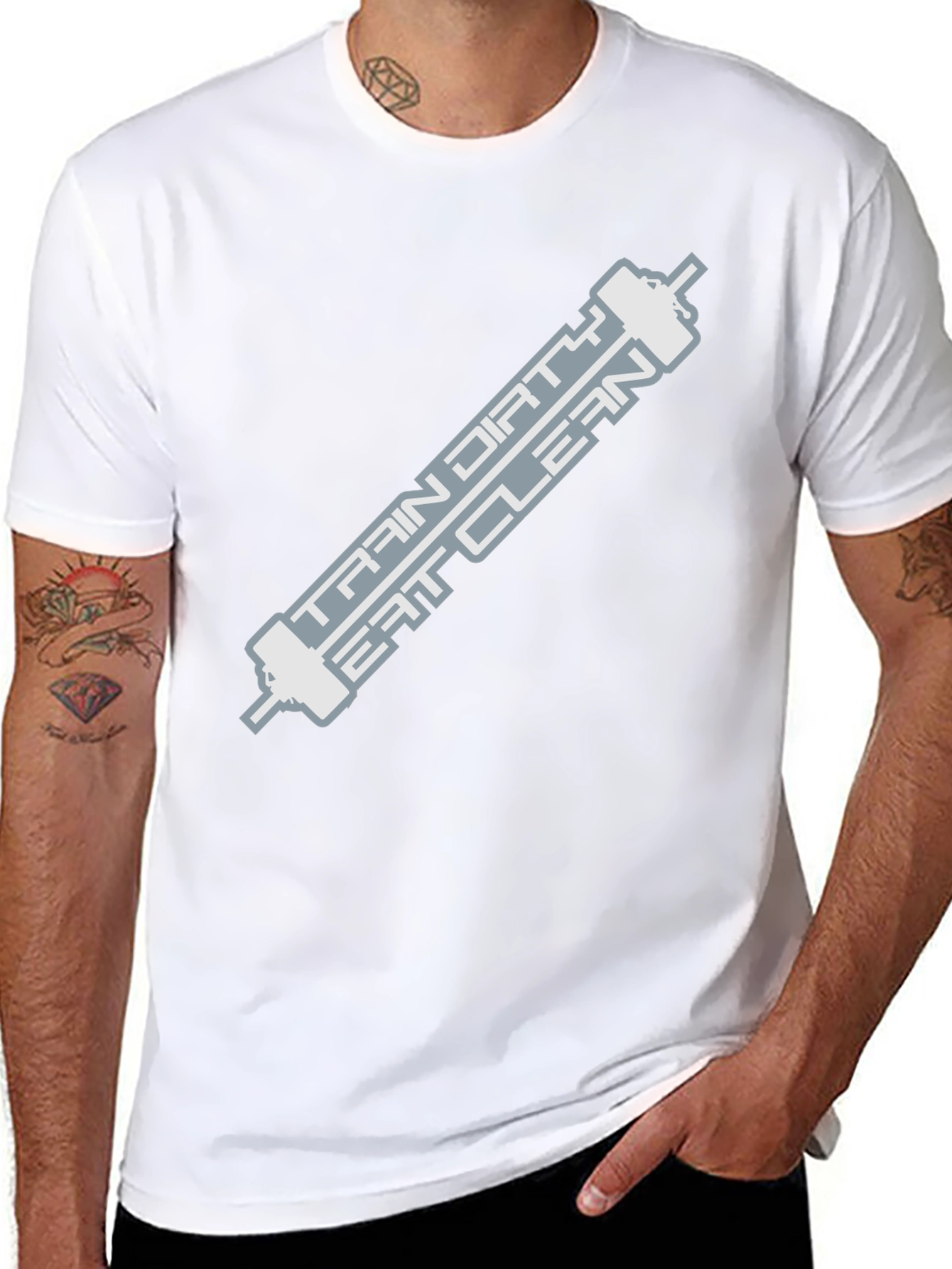 Train Dirty Eat Clean Graphic Tee