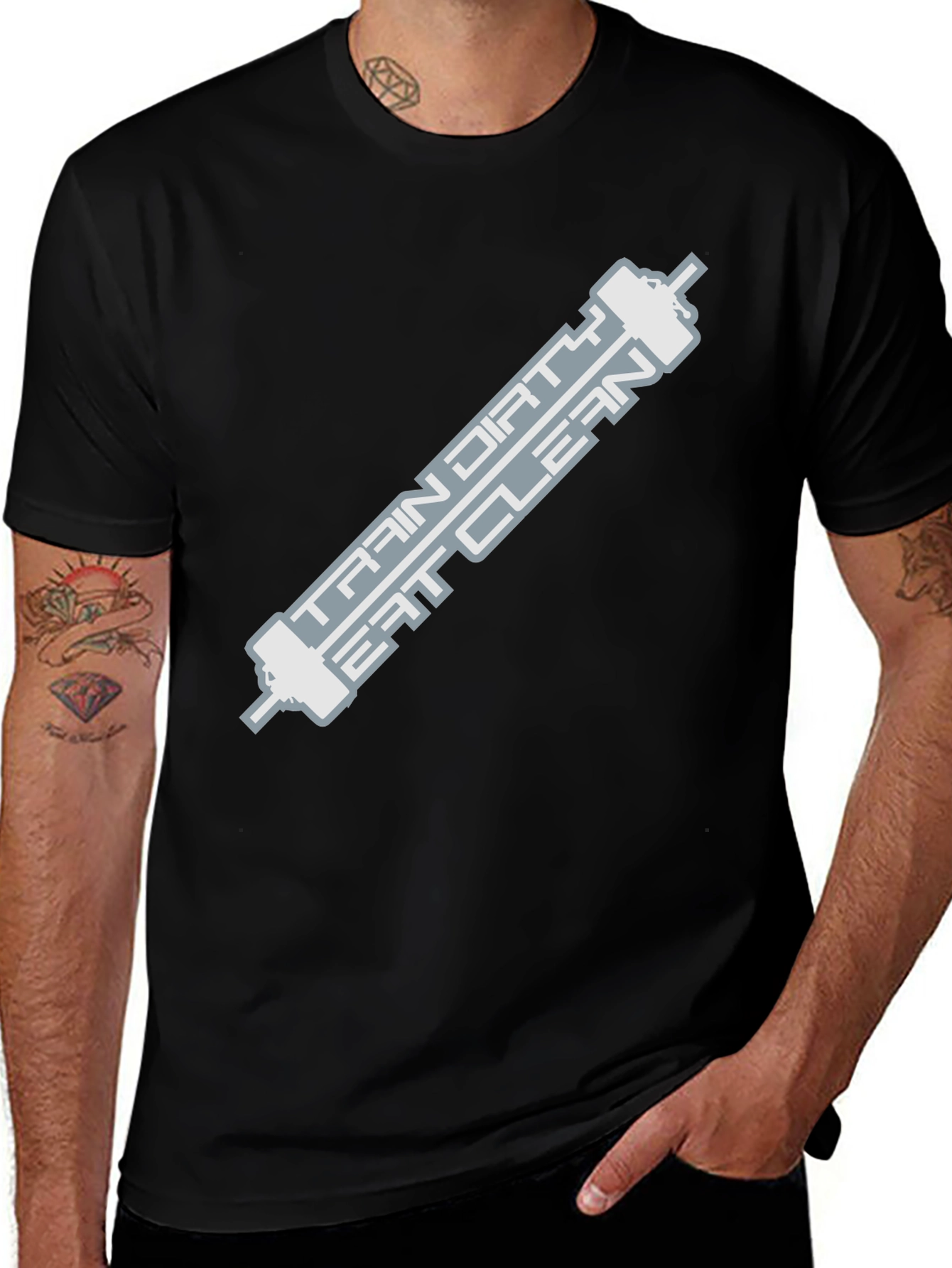 Train Dirty Eat Clean Graphic Tee