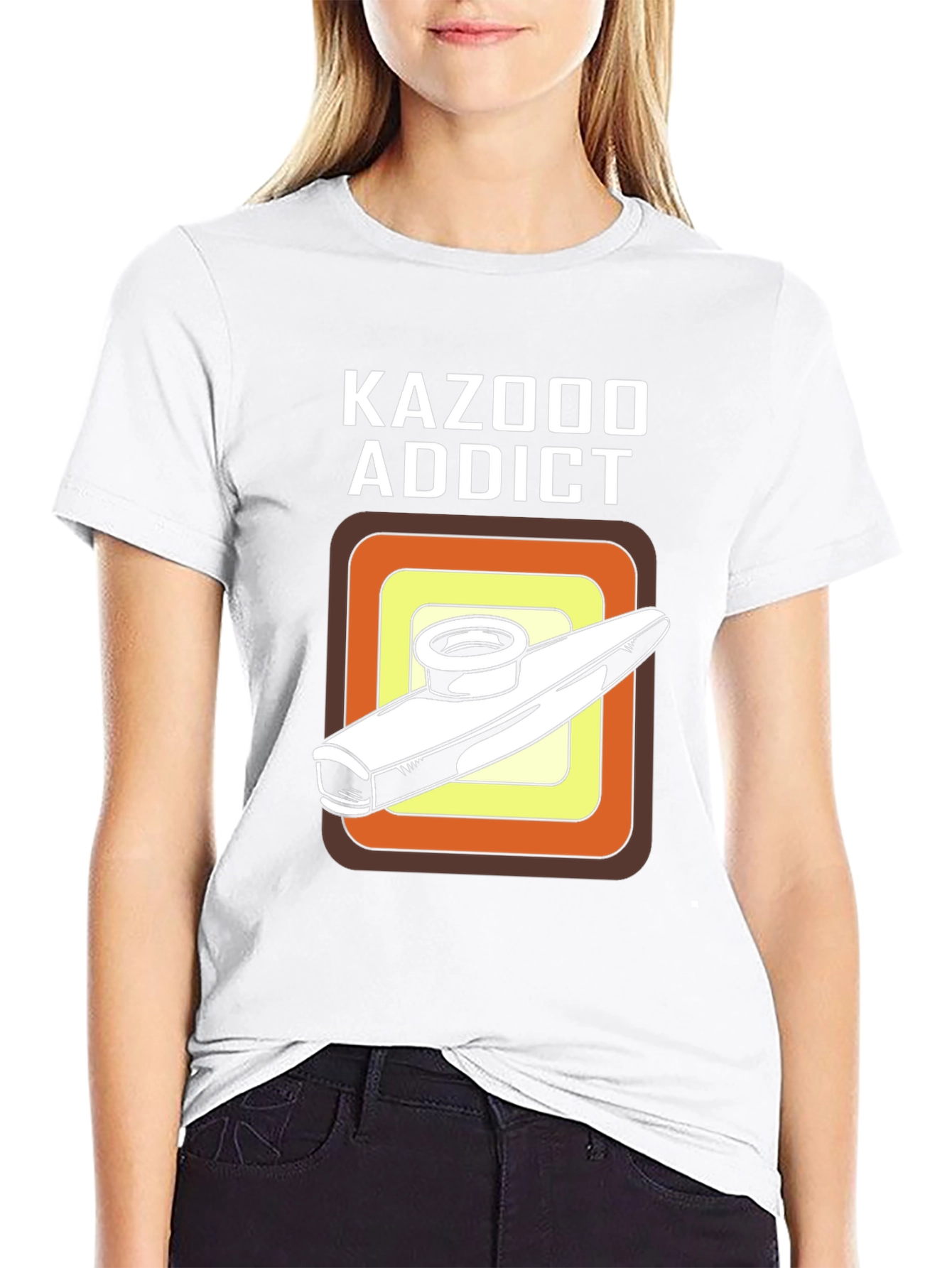 Kazoo Addict T-Shirt - Musical Instrument Novelty Tee