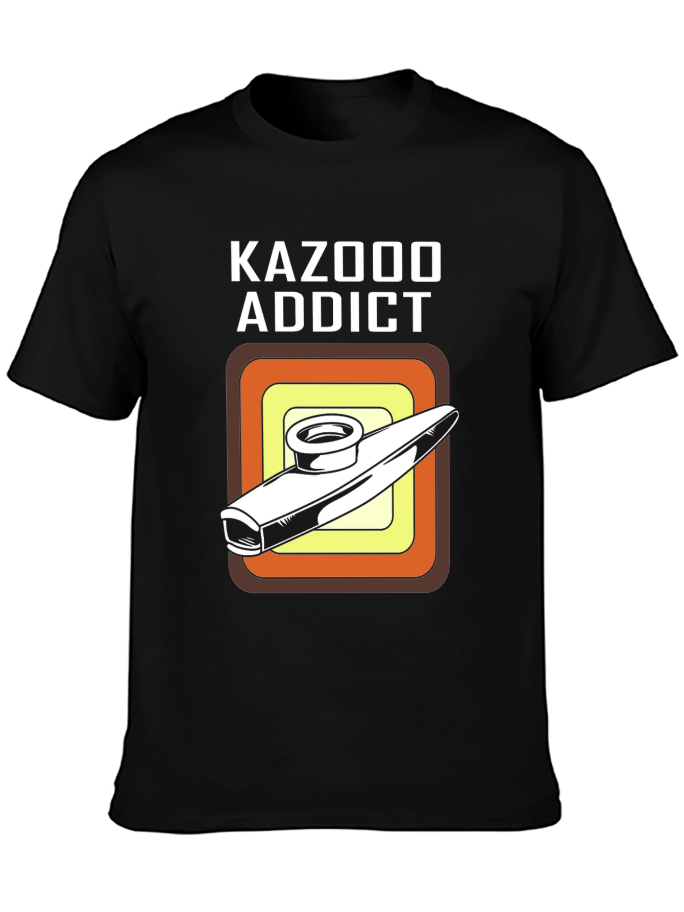 Kazoo Addict T-Shirt - Musical Instrument Novelty Tee
