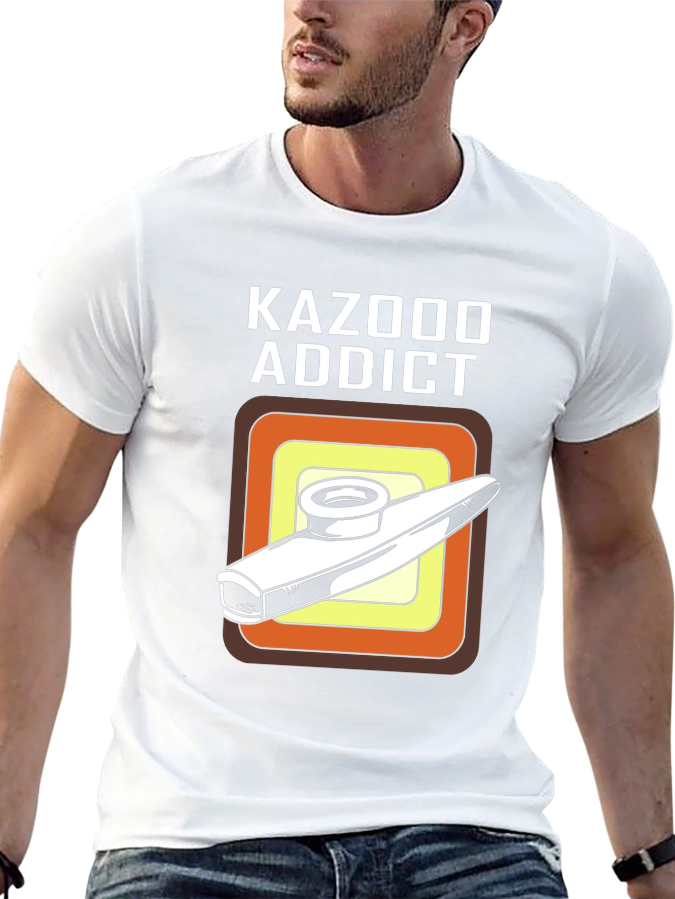 Kazoo Addict T-Shirt - Musical Instrument Novelty Tee