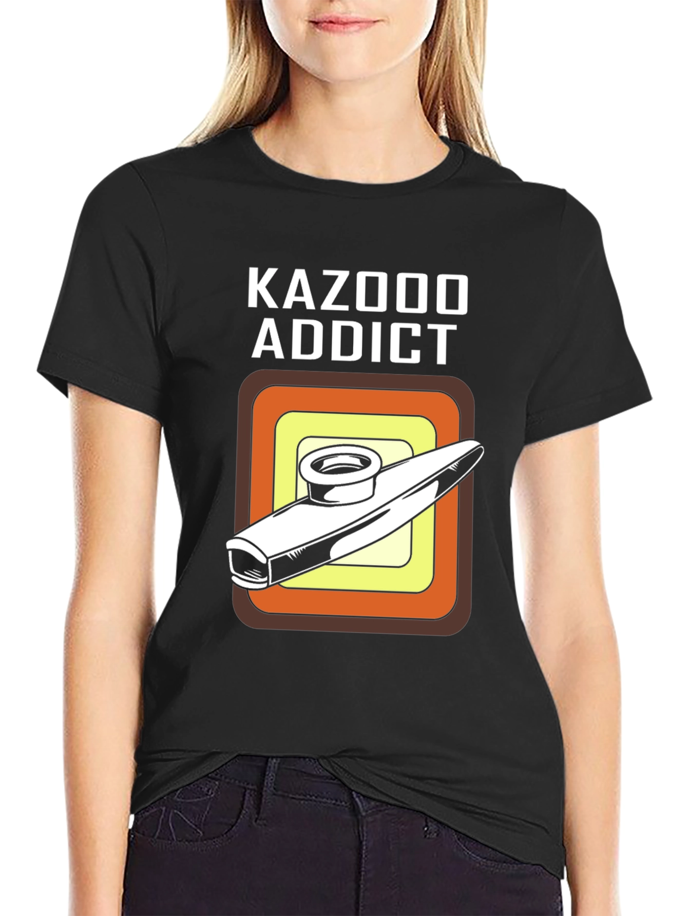 Kazoo Addict T-Shirt - Musical Instrument Novelty Tee
