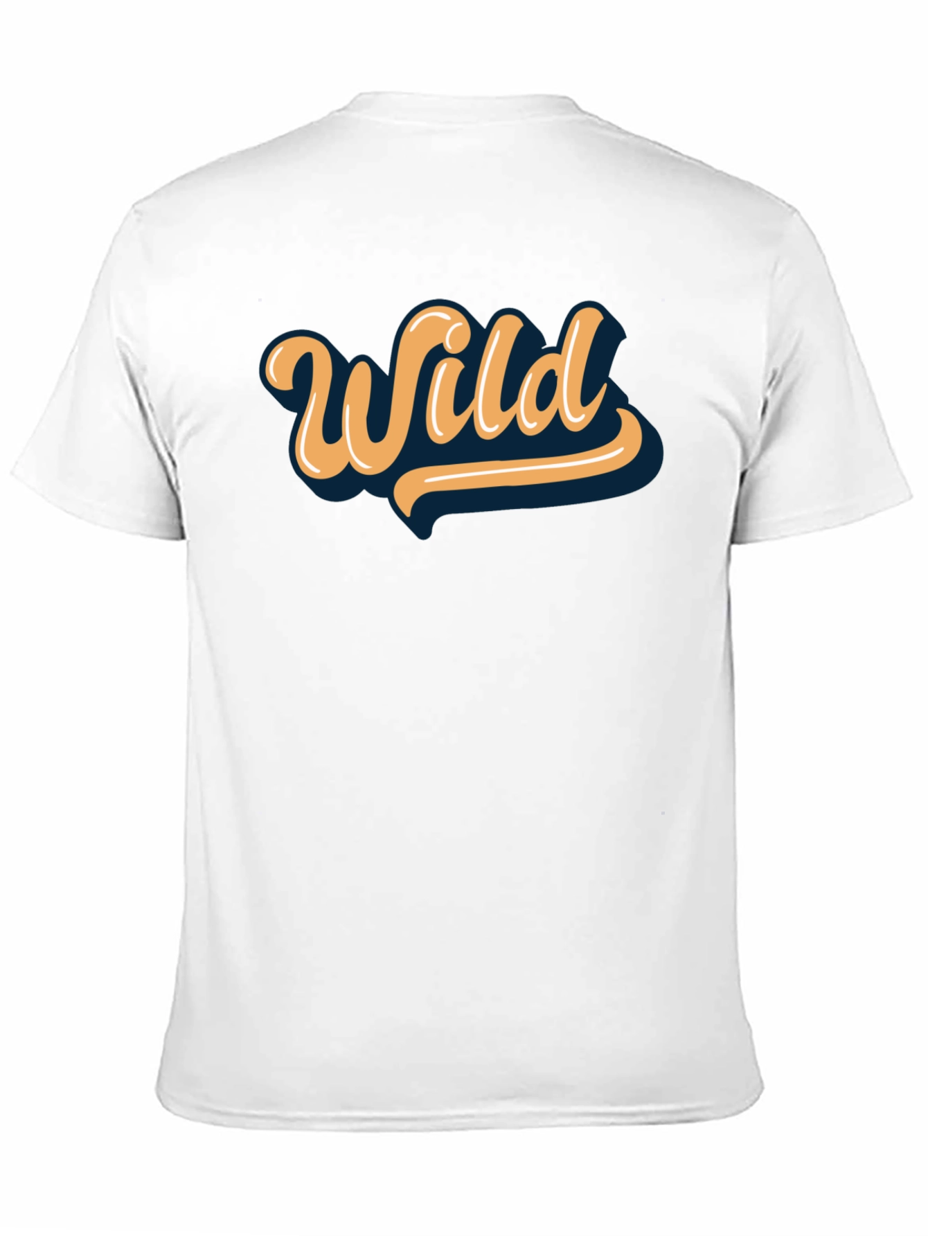 Wild Graphic Print Black T-Shirt