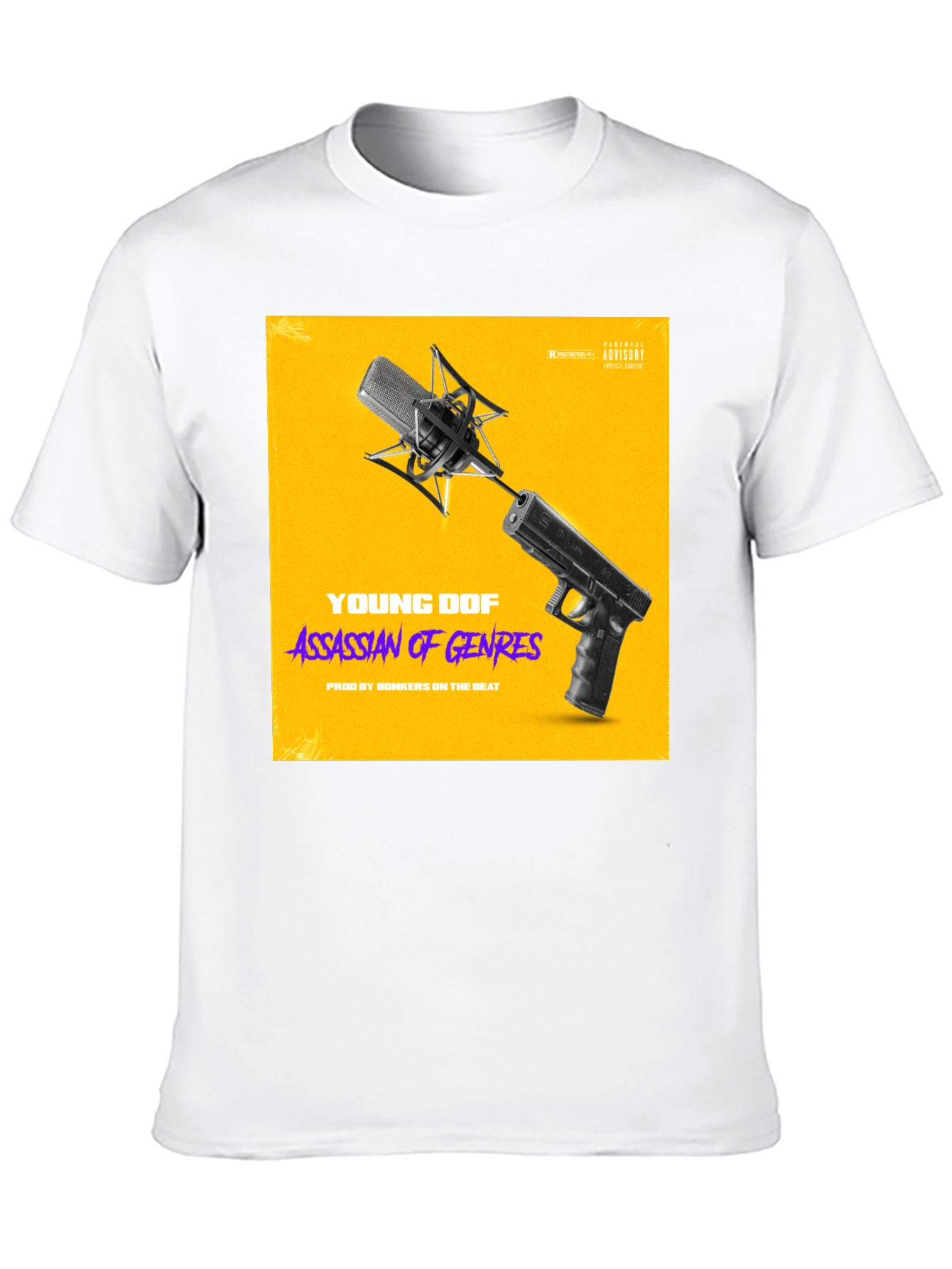 Young DOF Assassin of Genres Black T-Shirt
