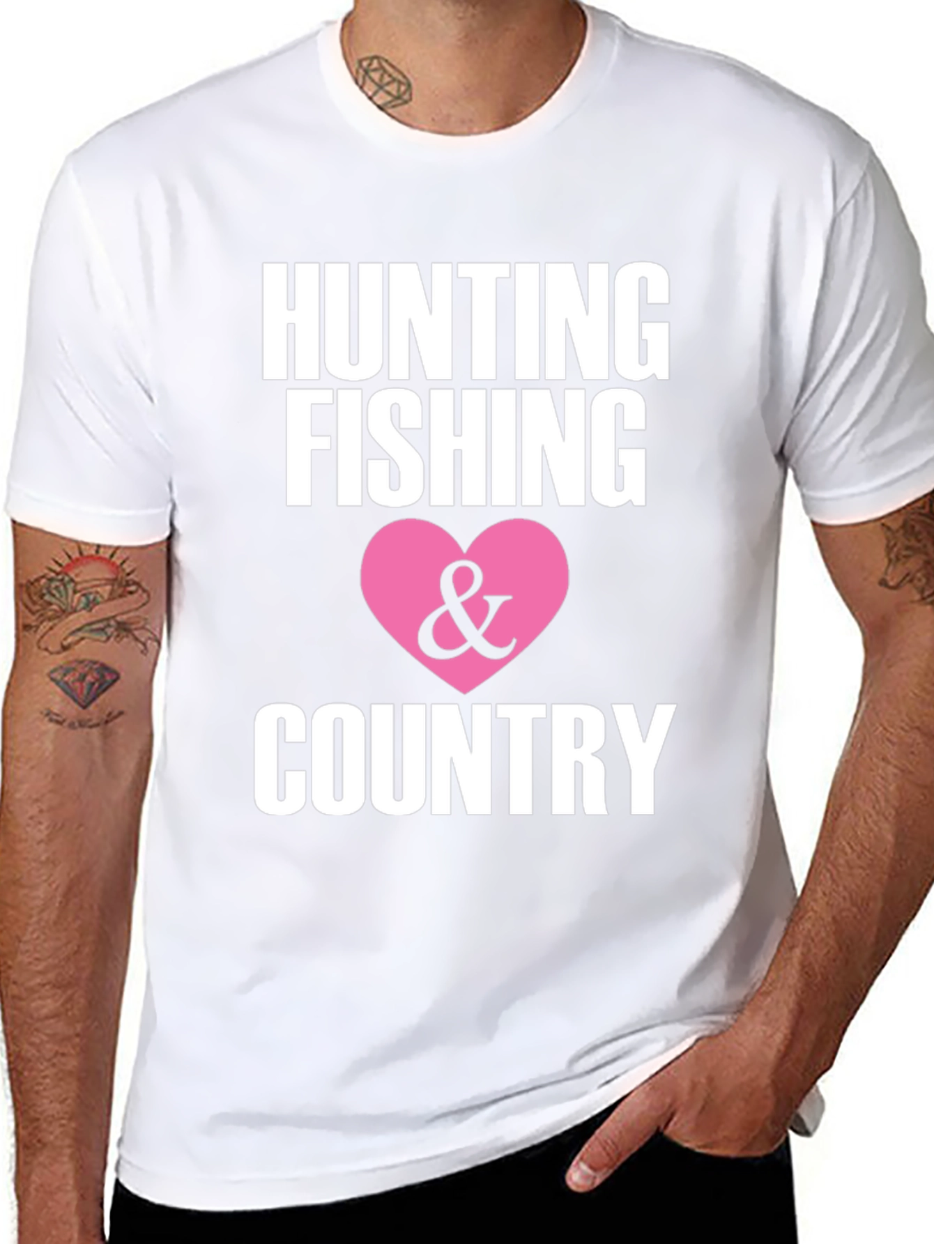 Hunting Fishing & Country Graphic T-Shirt