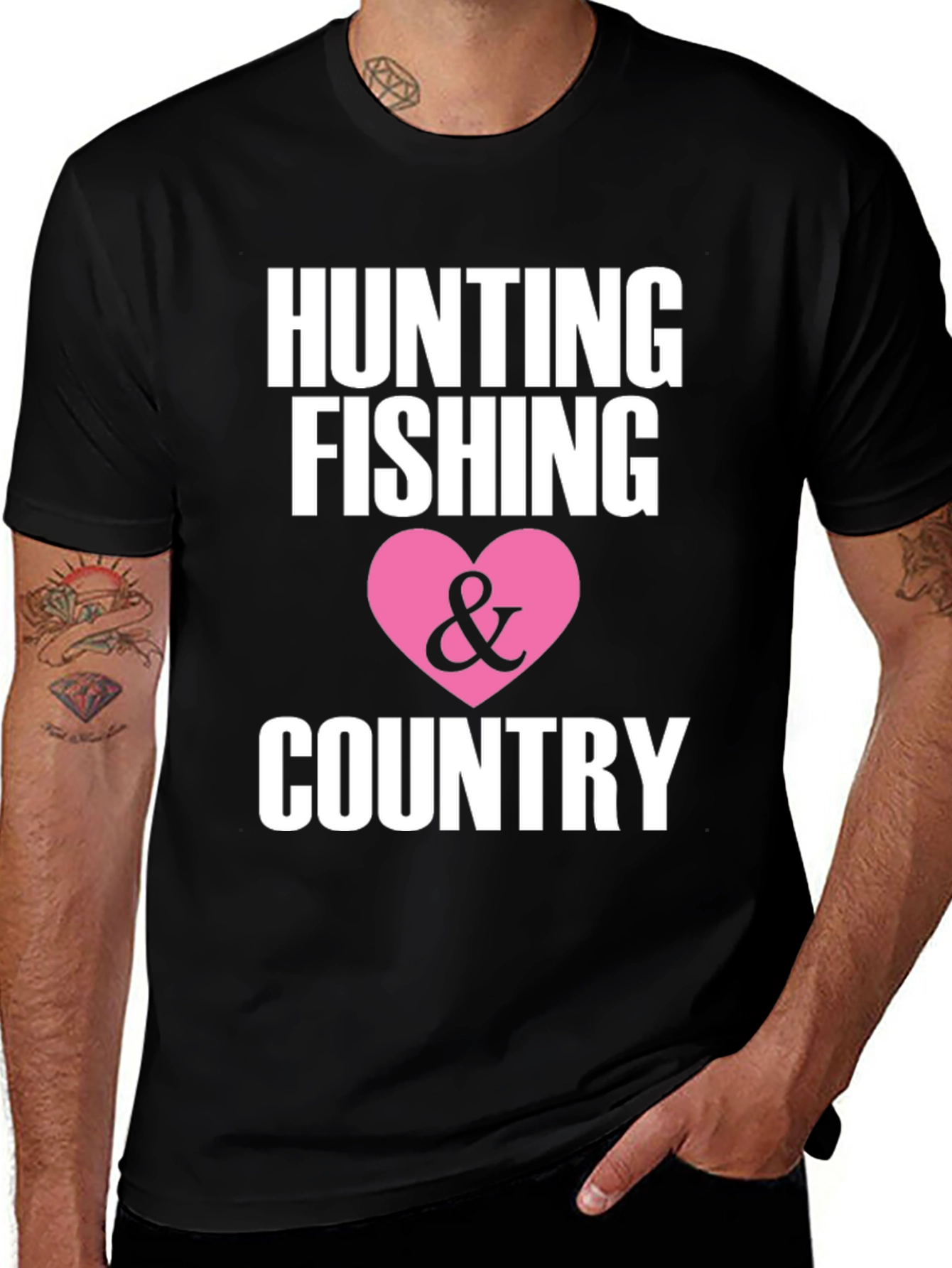 Hunting Fishing & Country Graphic T-Shirt