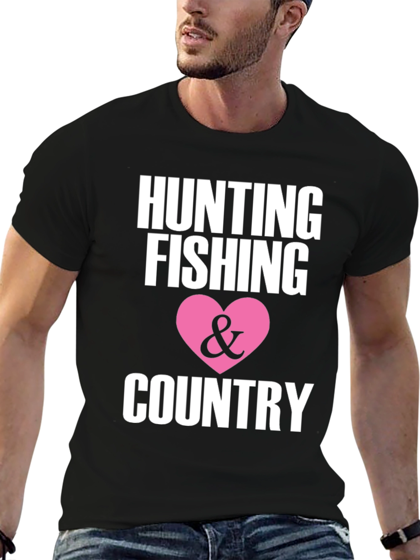 Hunting Fishing & Country Graphic T-Shirt