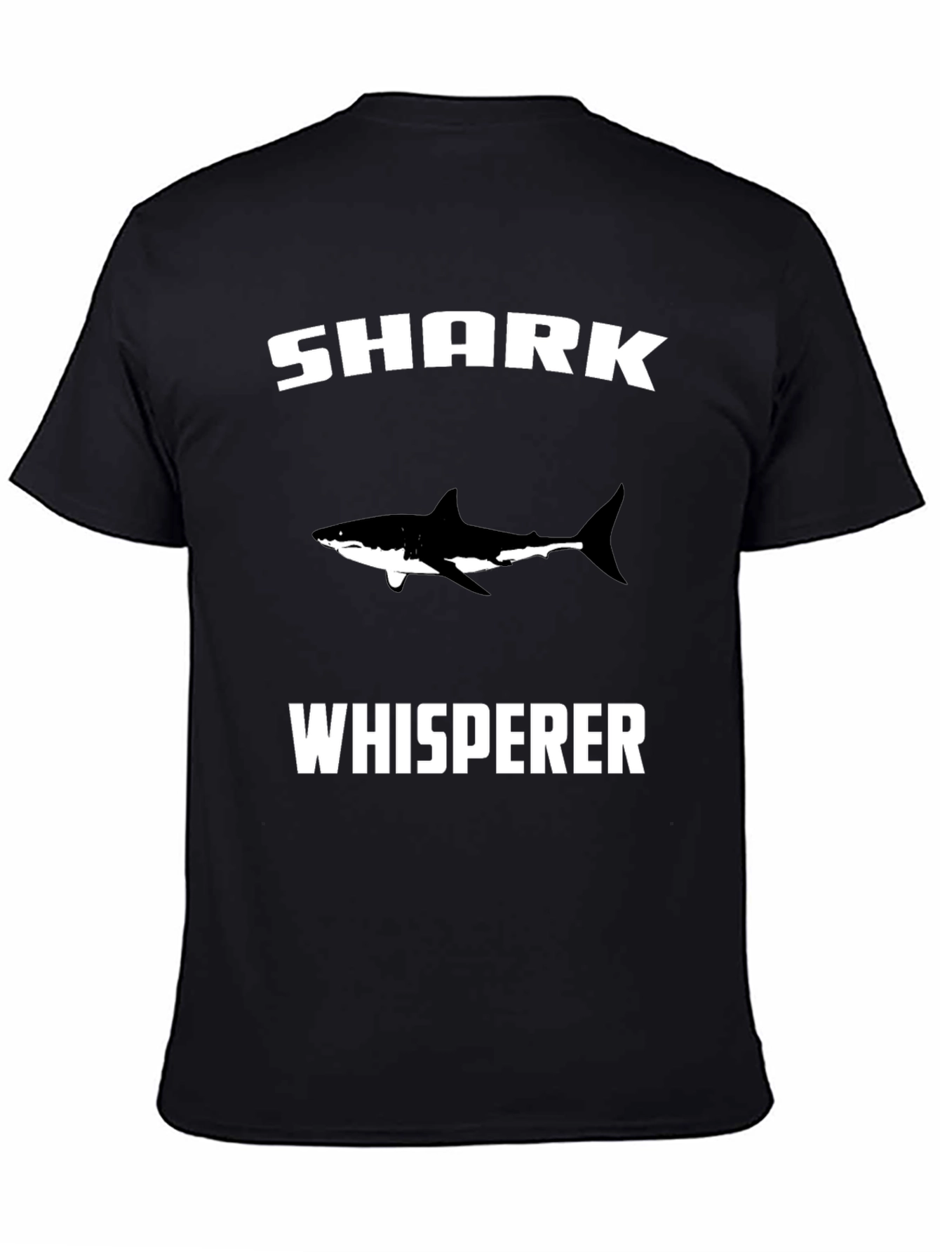 Shark Whisperer Graphic Tee - Black
