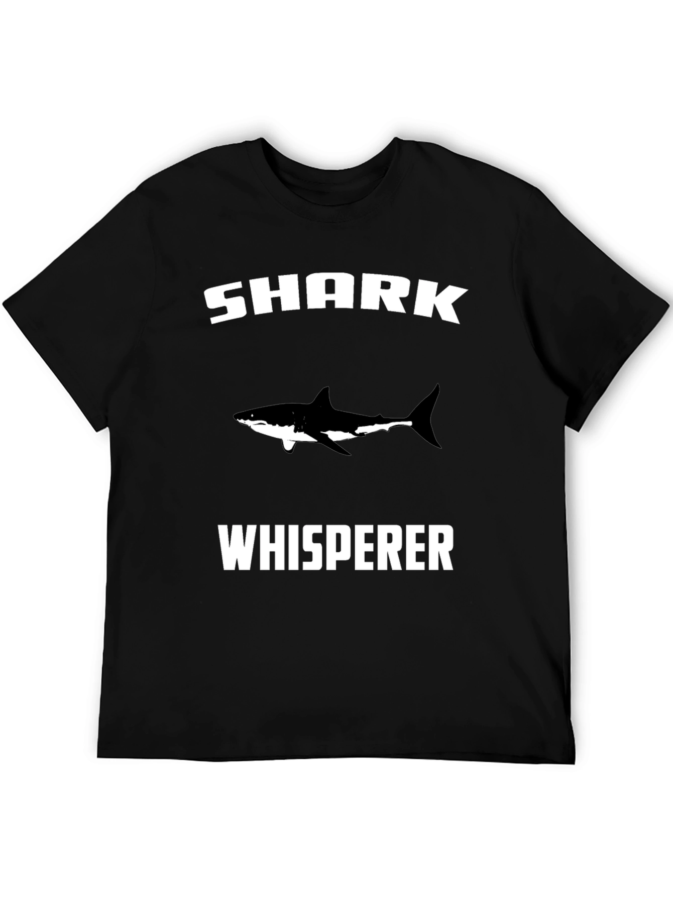 Shark Whisperer Graphic Tee - Black