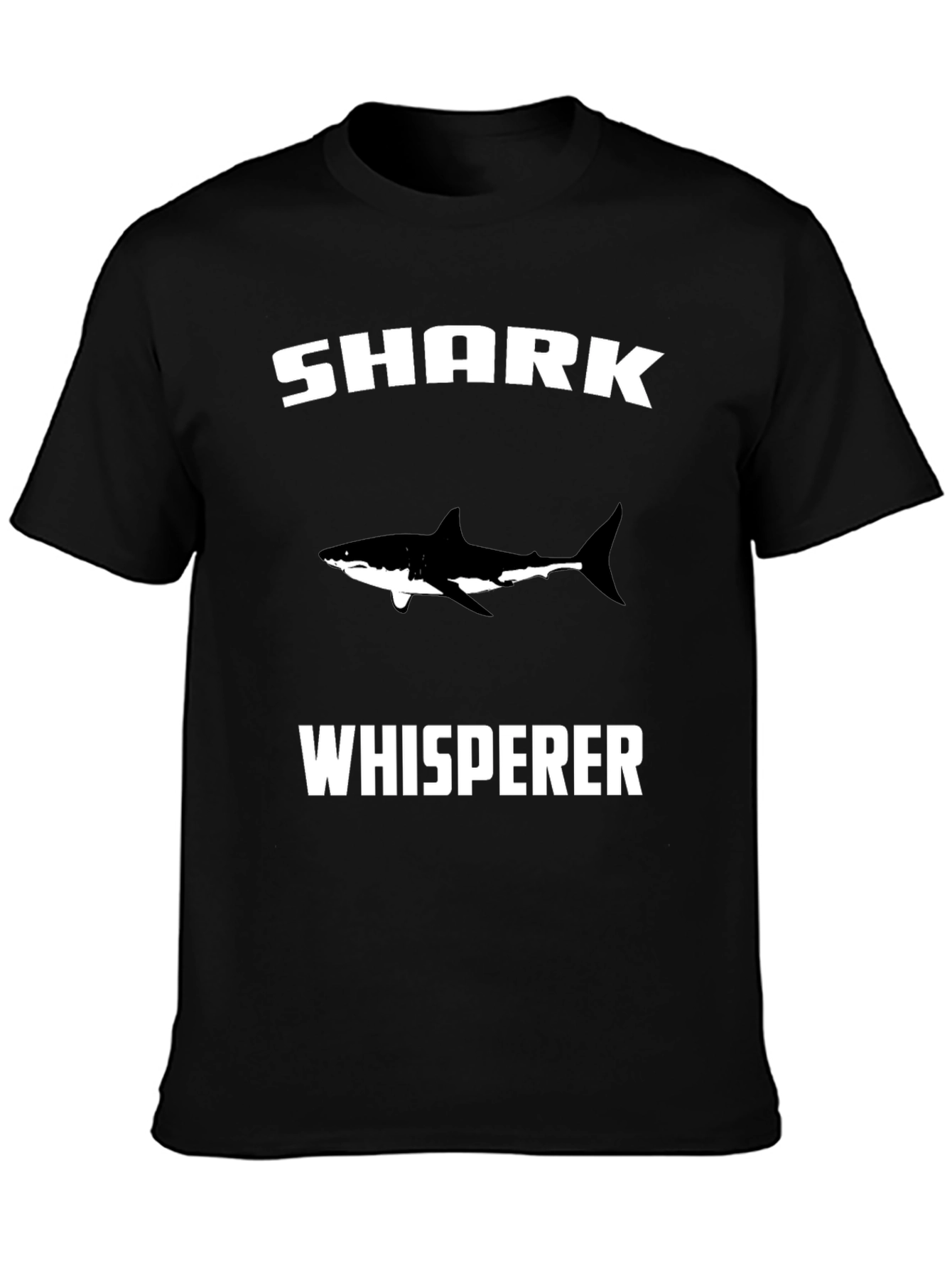 Shark Whisperer Graphic Tee - Black