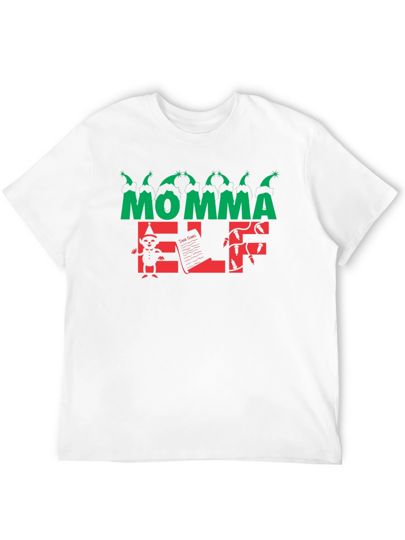 Momma Elf Christmas Shirt - Holiday Graphic Tee