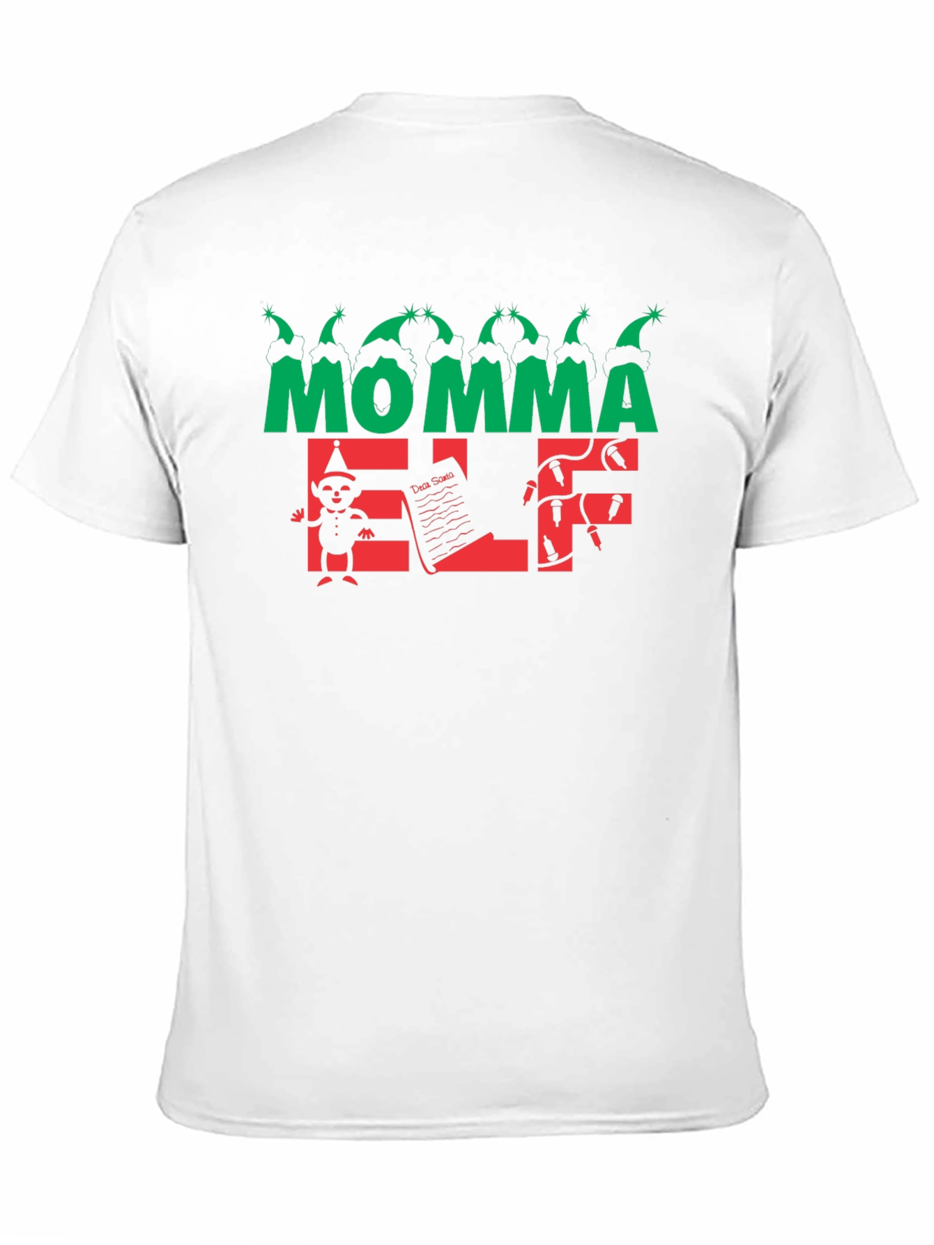 Momma Elf Christmas Shirt - Holiday Graphic Tee