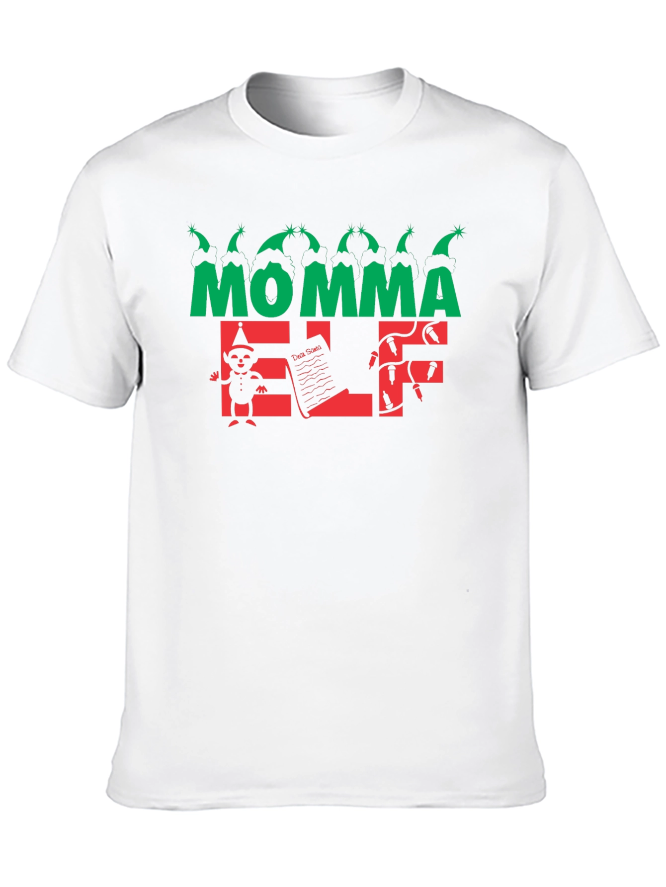 Momma Elf Christmas Shirt - Holiday Graphic Tee