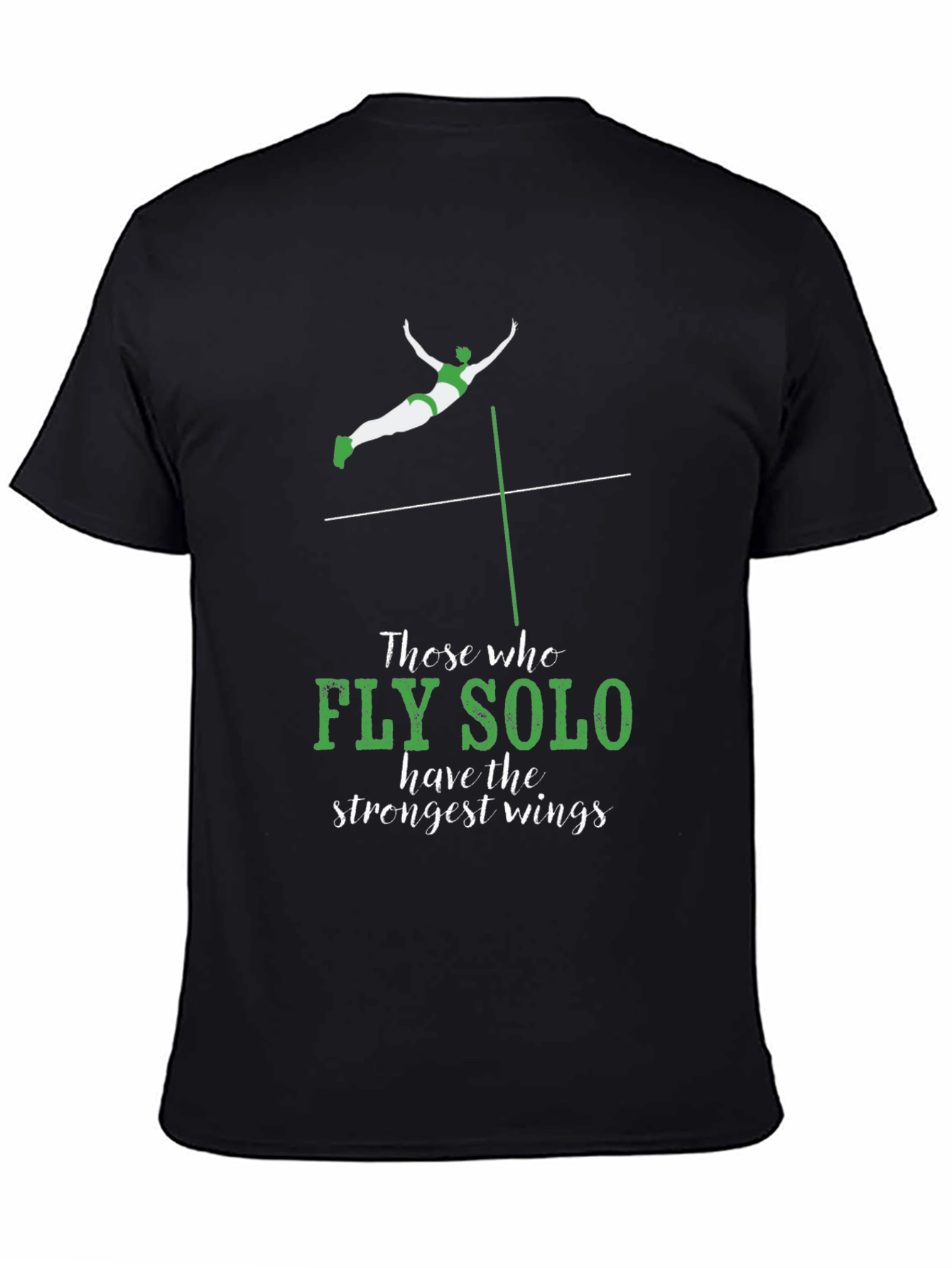 Fly Solo Strongest Wings Graphic T-Shirt