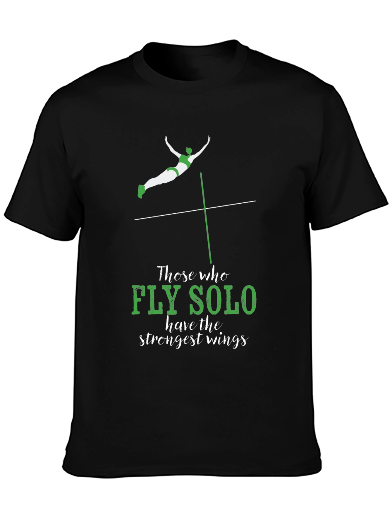 Fly Solo Strongest Wings Graphic T-Shirt