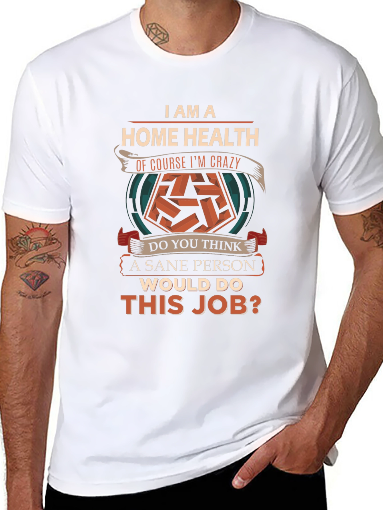 Home Health Crazy T-Shirt Funny Slogan Top