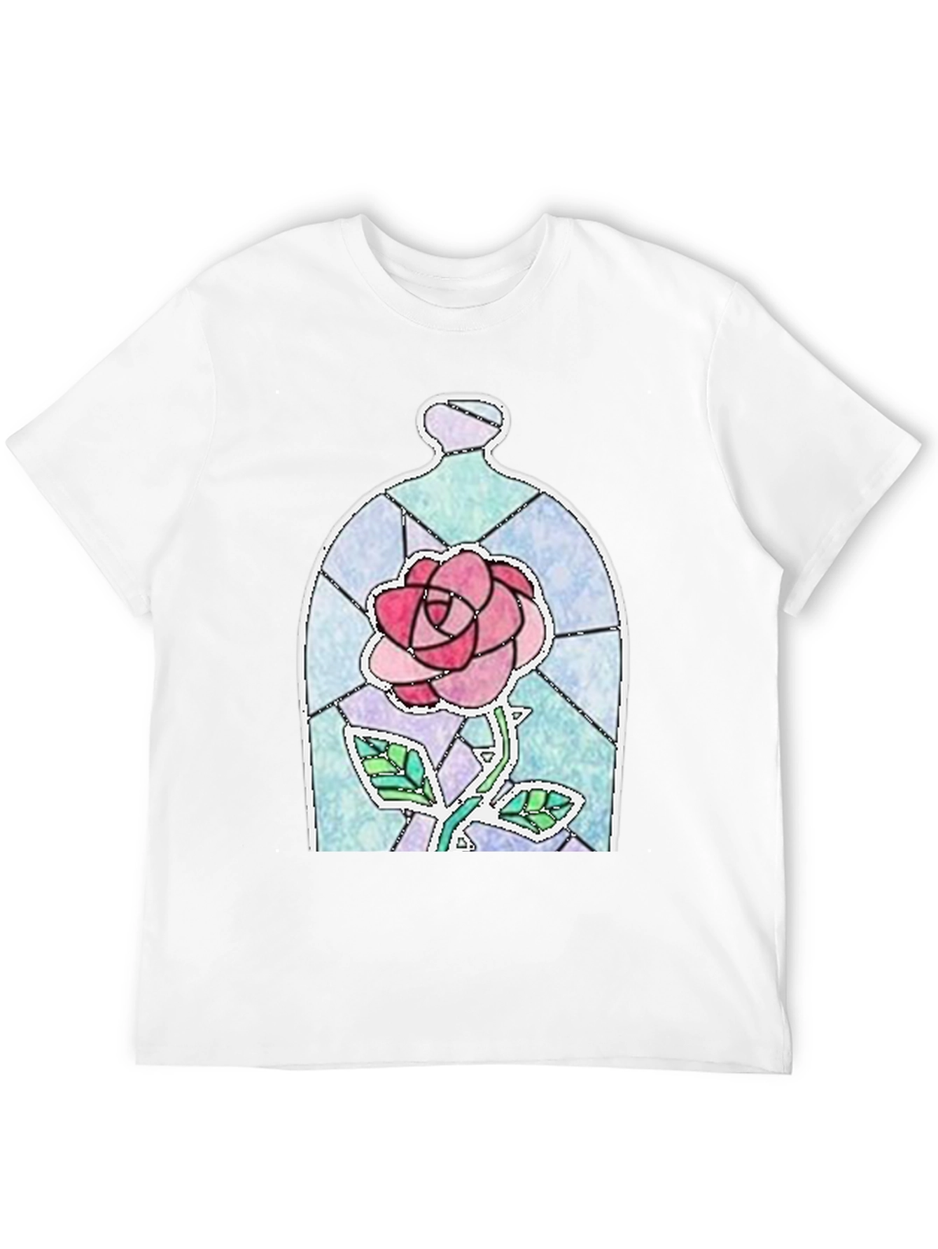 Enchanted Rose Graphic Tee - Black