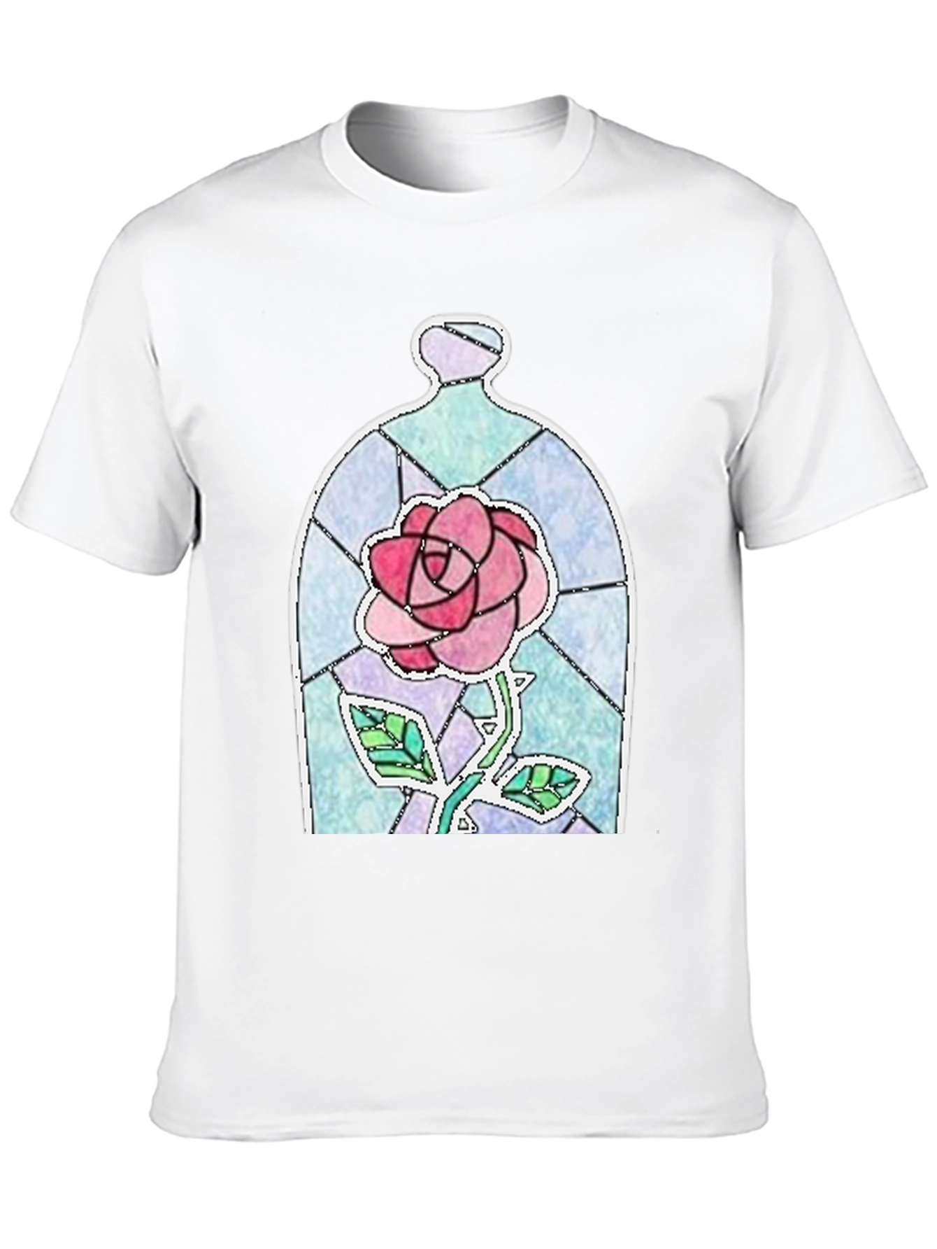 Enchanted Rose Graphic Tee - Black